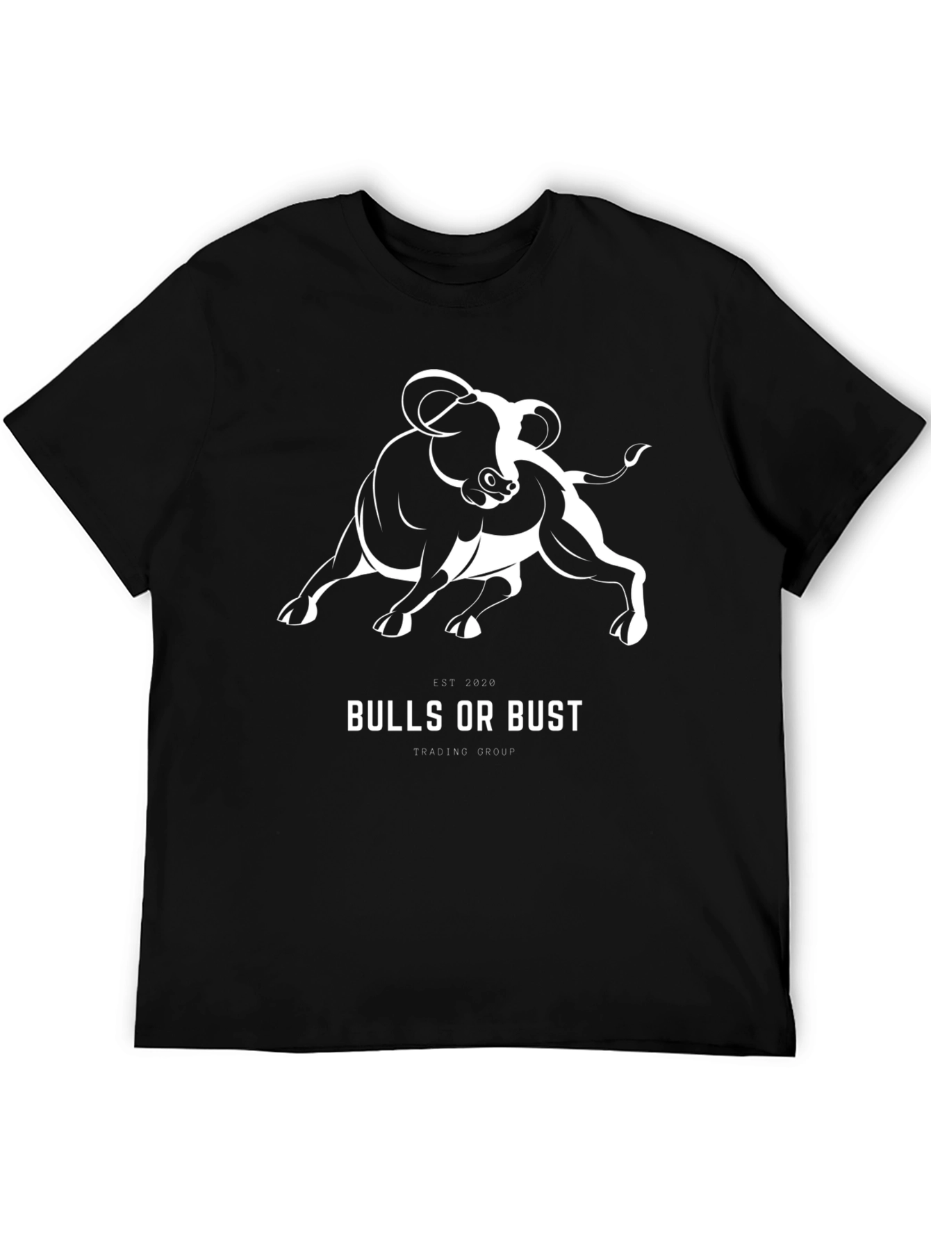 Camiseta Negra Bulls or Bust Trading Group