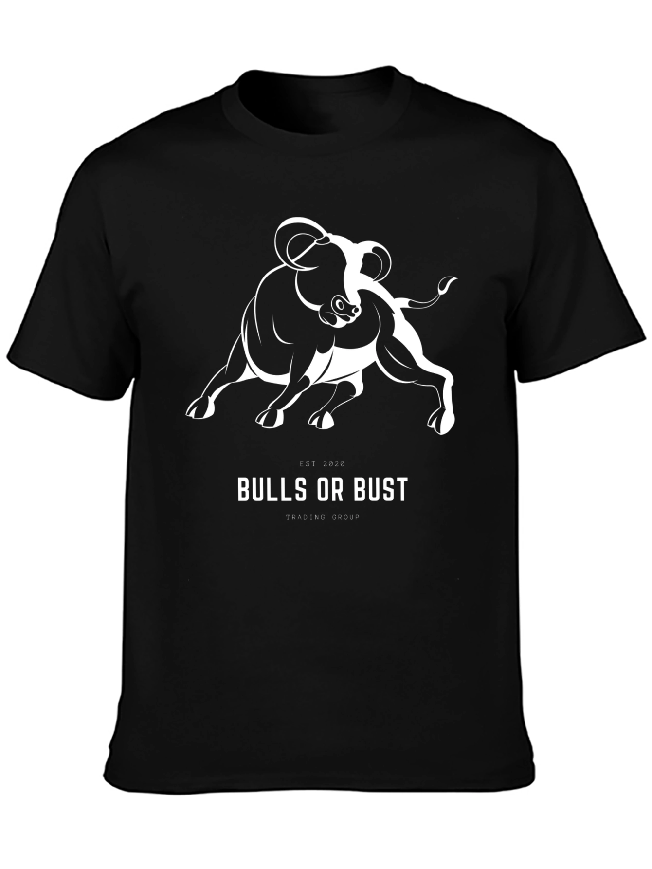 Camiseta Negra Bulls or Bust Trading Group