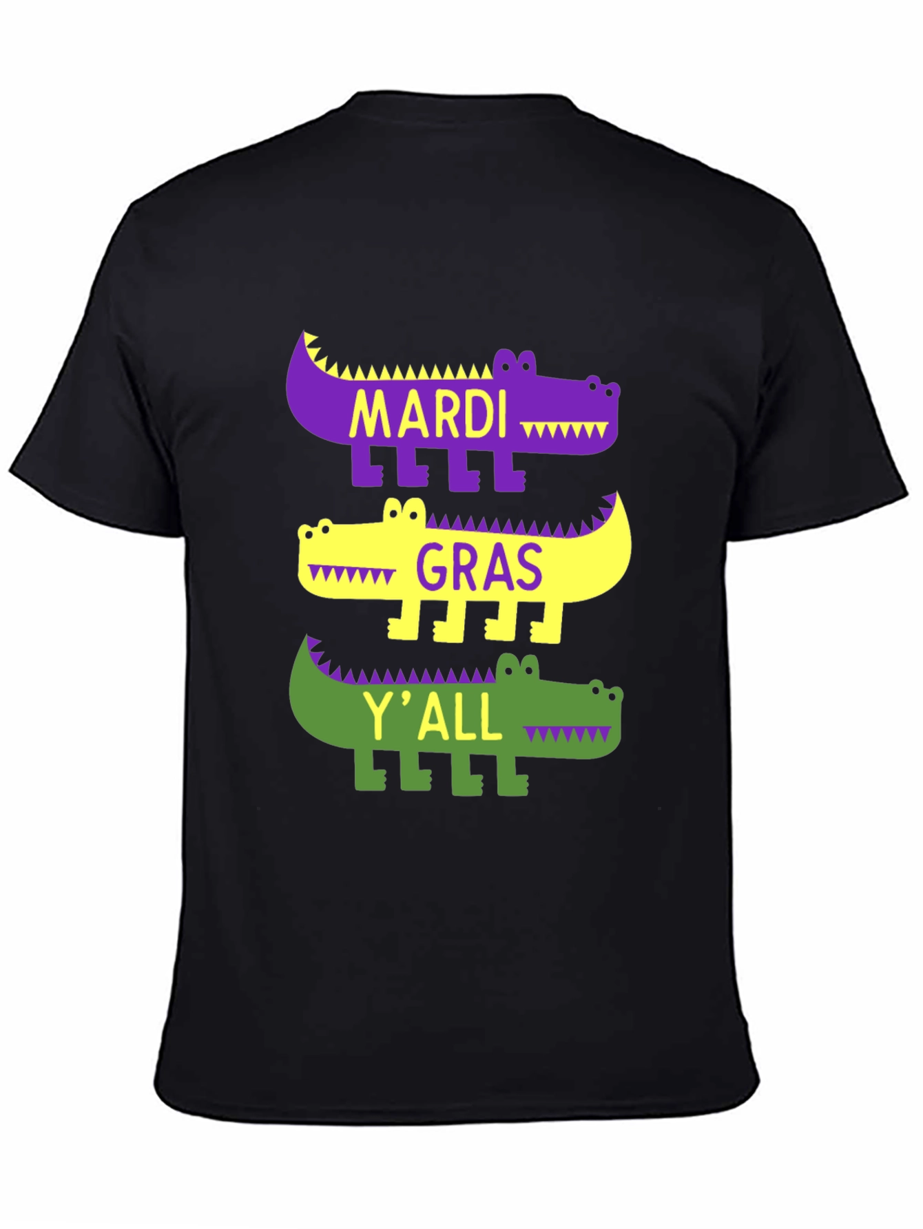 Camiseta Mardi Gras con diseño de caimán
