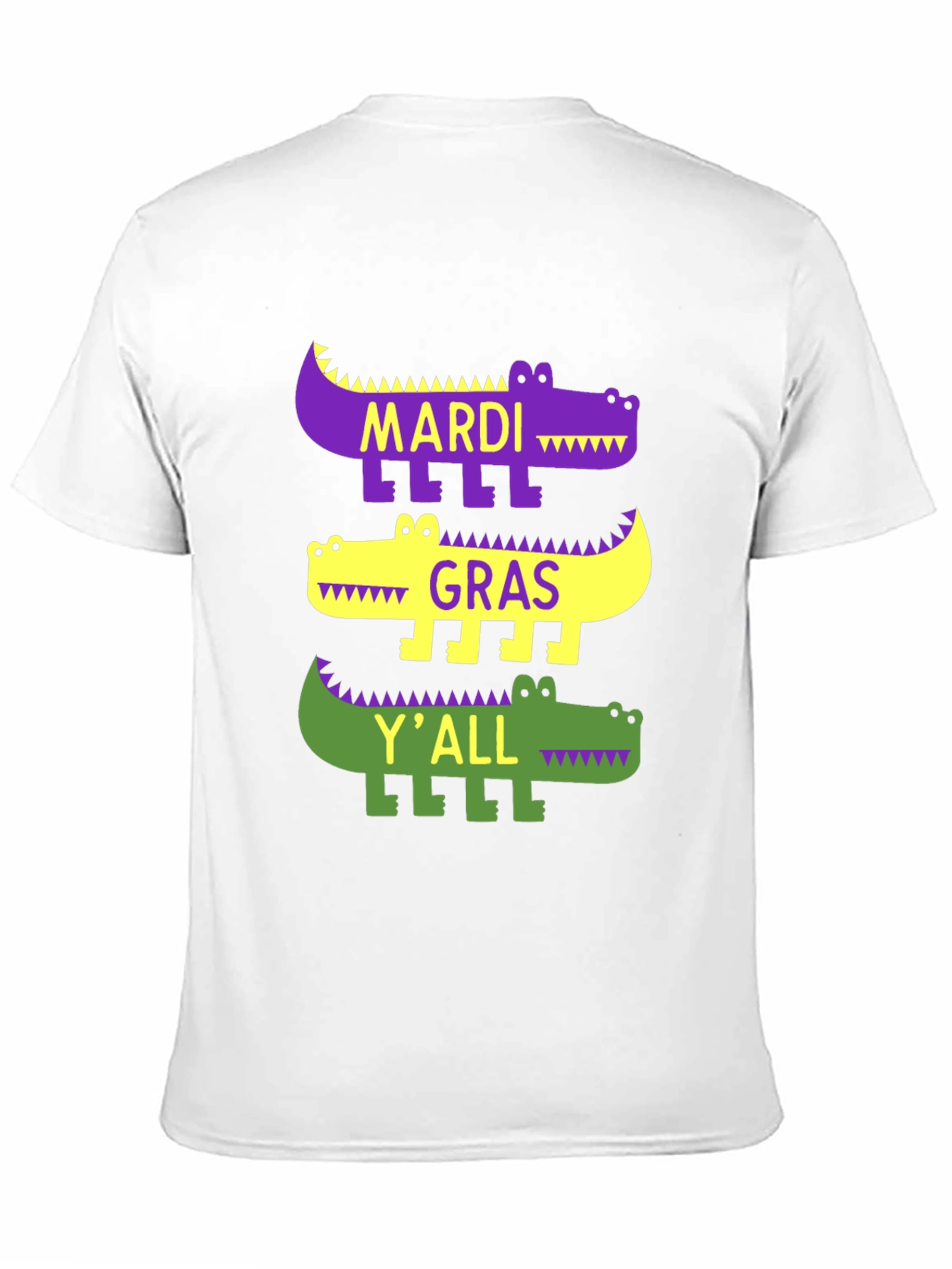 Camiseta Mardi Gras con diseño de caimán