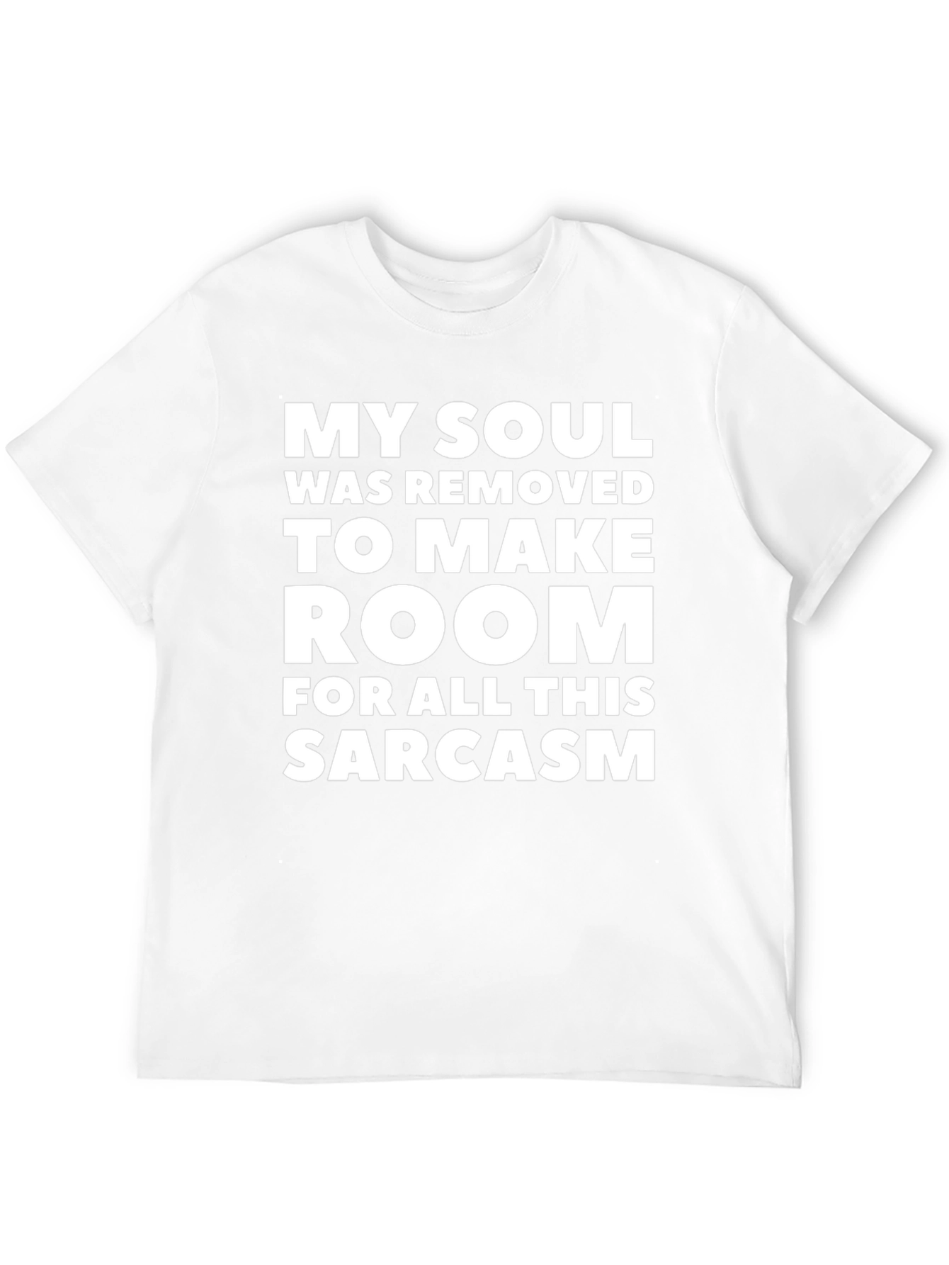 Camiseta Negra: Mi Alma y Sarcasmo