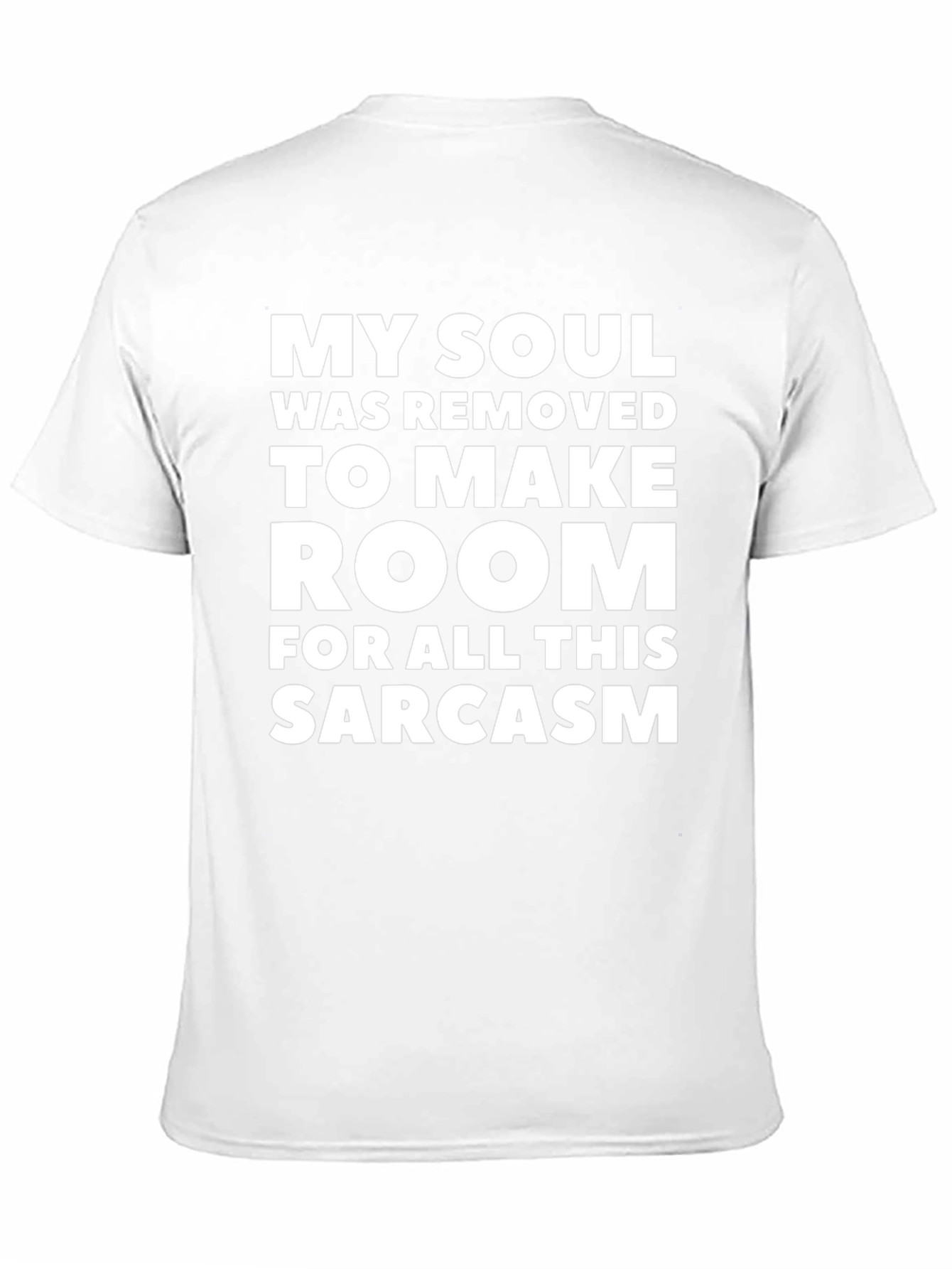 Camiseta Negra: Mi Alma y Sarcasmo
