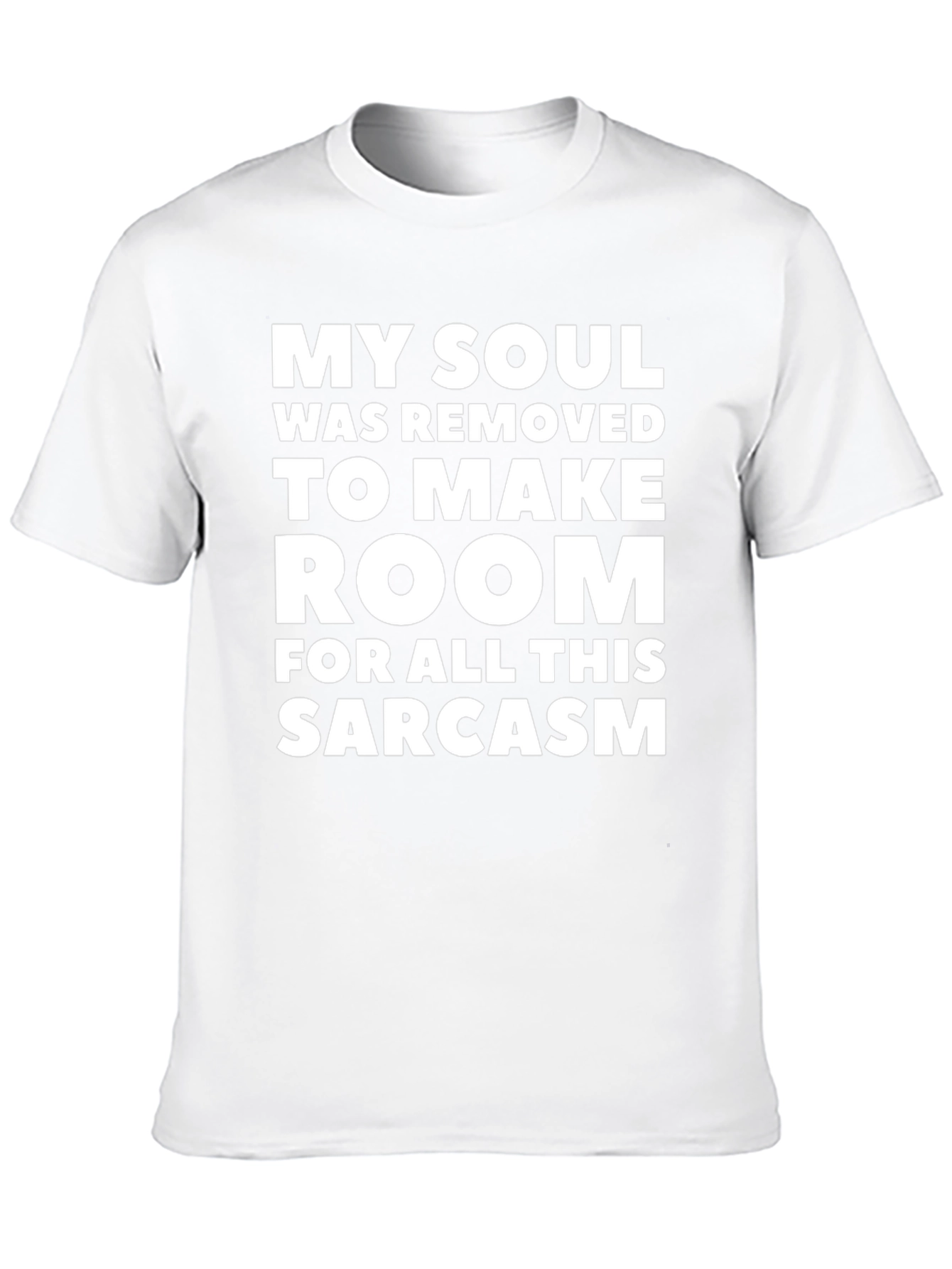 Camiseta Negra: Mi Alma y Sarcasmo