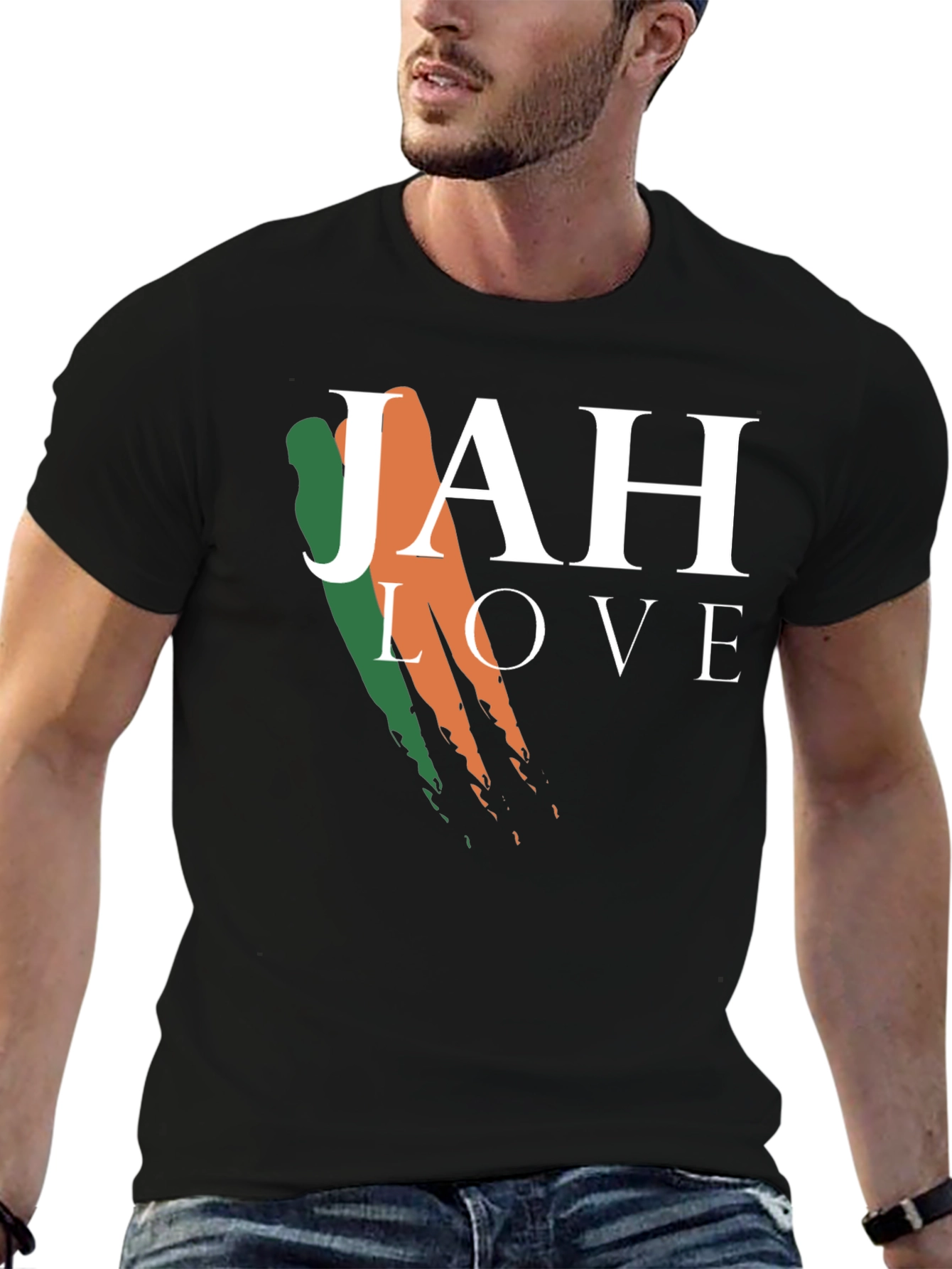 Camiseta Jah Love - Estilo Rastafari