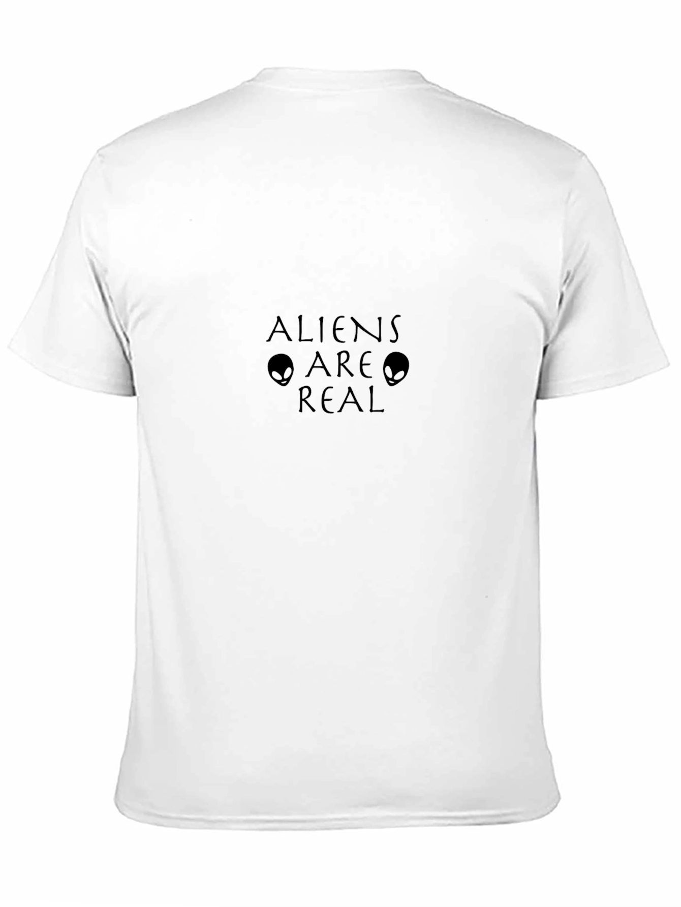 Camiseta Negra: Aliens Are Real - Diseño Casual