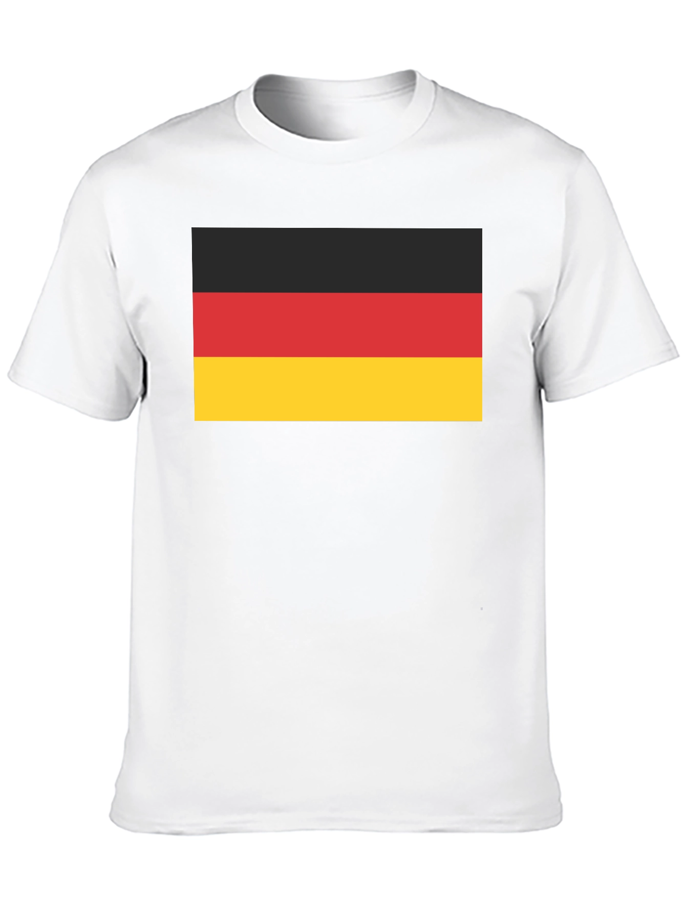 Camiseta Negra con Bandera de Alemania