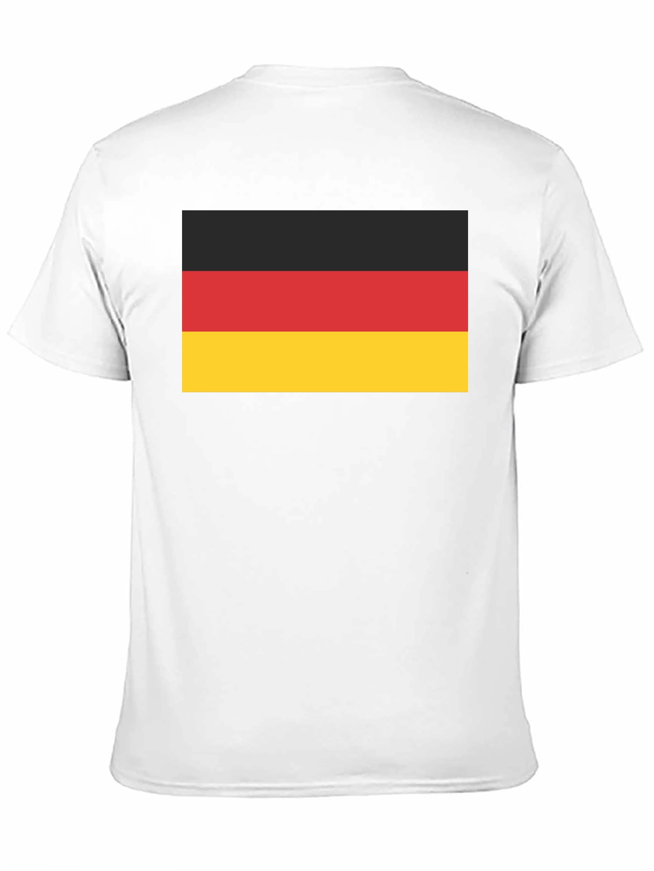Camiseta Negra con Bandera de Alemania