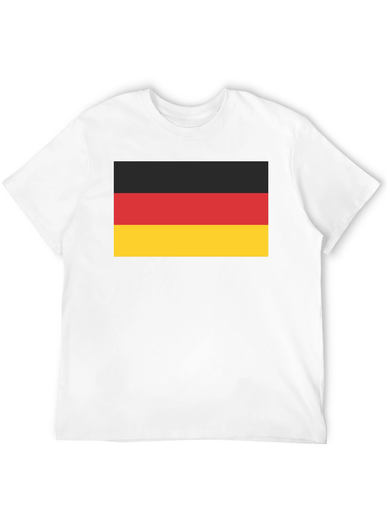 Camiseta Negra con Bandera de Alemania