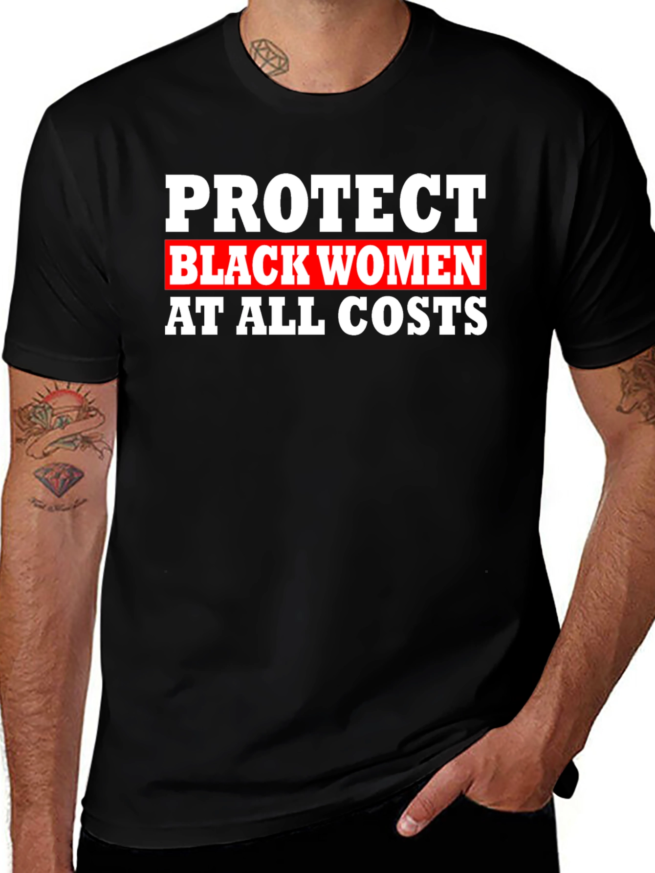 Camiseta Protege a las Mujeres Negras Unisex