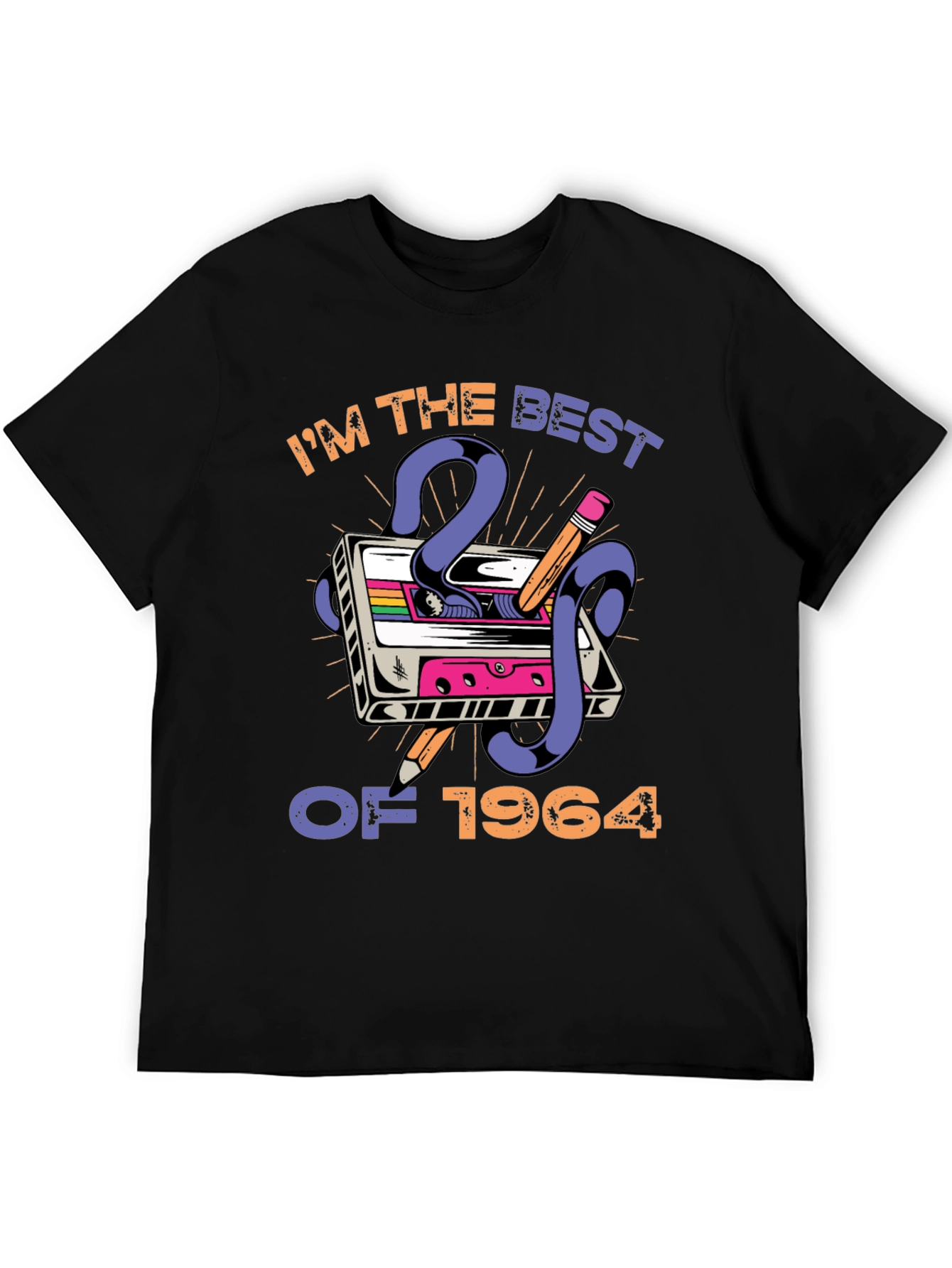 Camiseta retro Nacido en 1964 para hombre