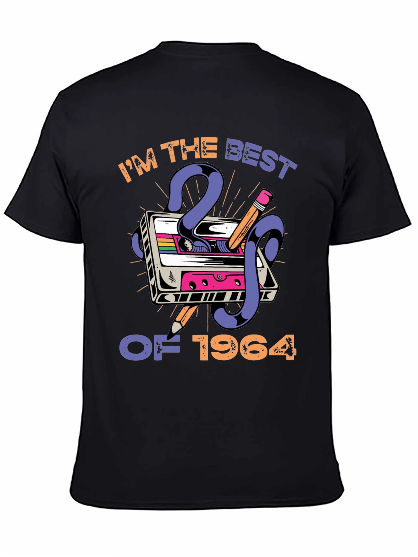 Camiseta retro Nacido en 1964 para hombre