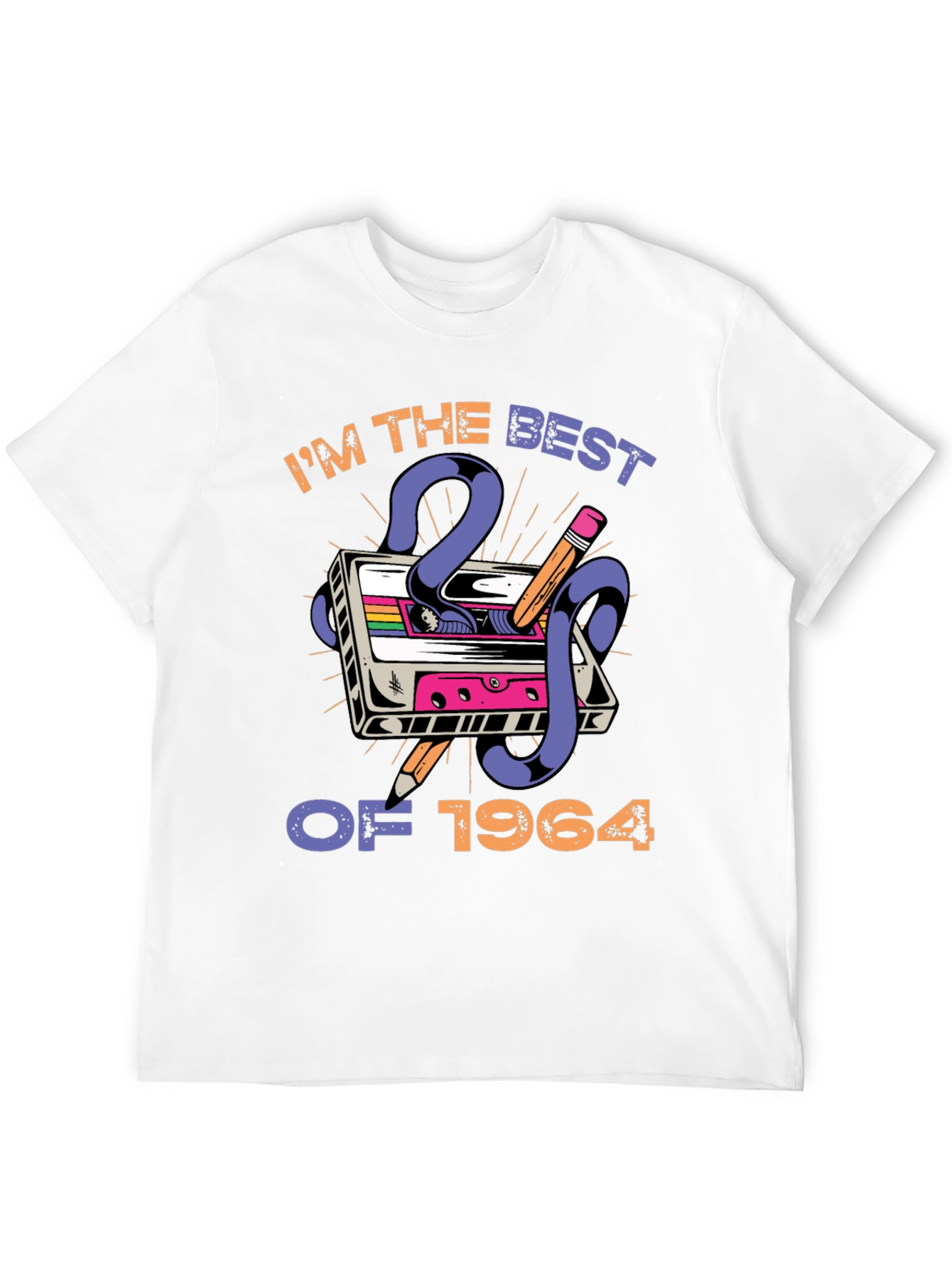 Camiseta retro Nacido en 1964 para hombre