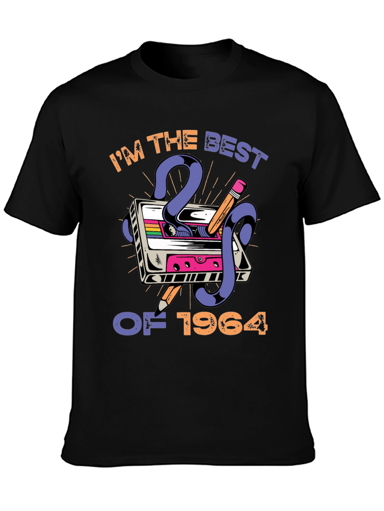Camiseta retro Nacido en 1964 para hombre