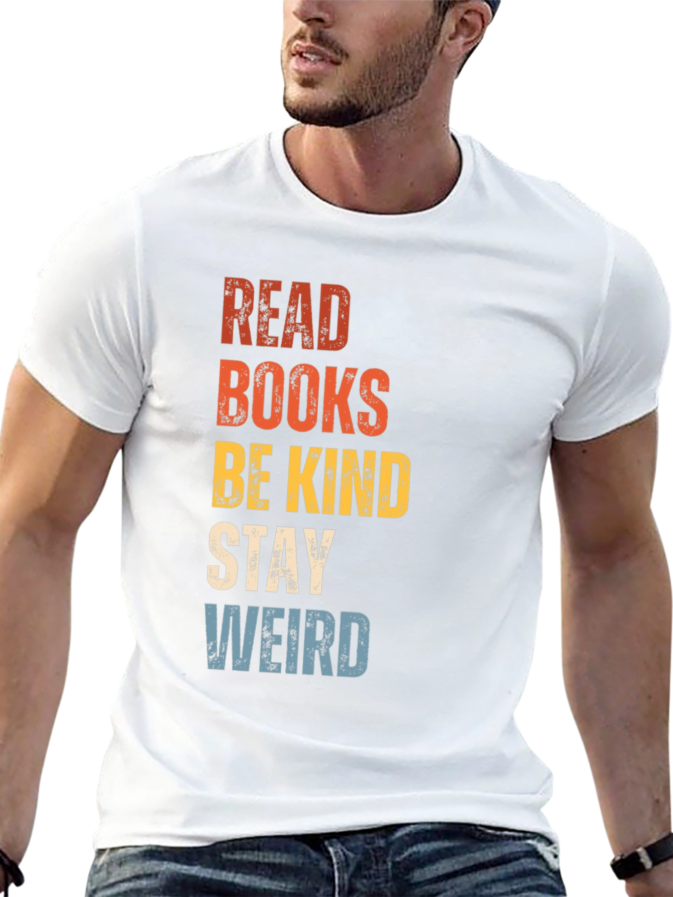Camiseta Negra con Diseño Inspirador Read Books