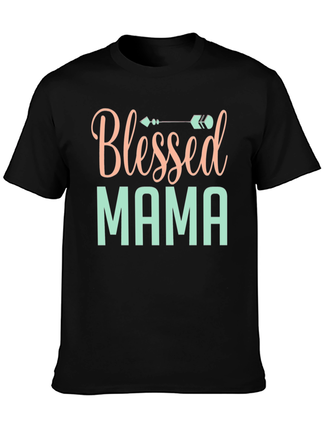Camiseta Negra Blessed Mama