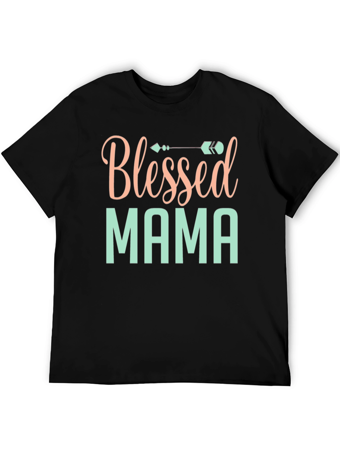 Camiseta Negra Blessed Mama
