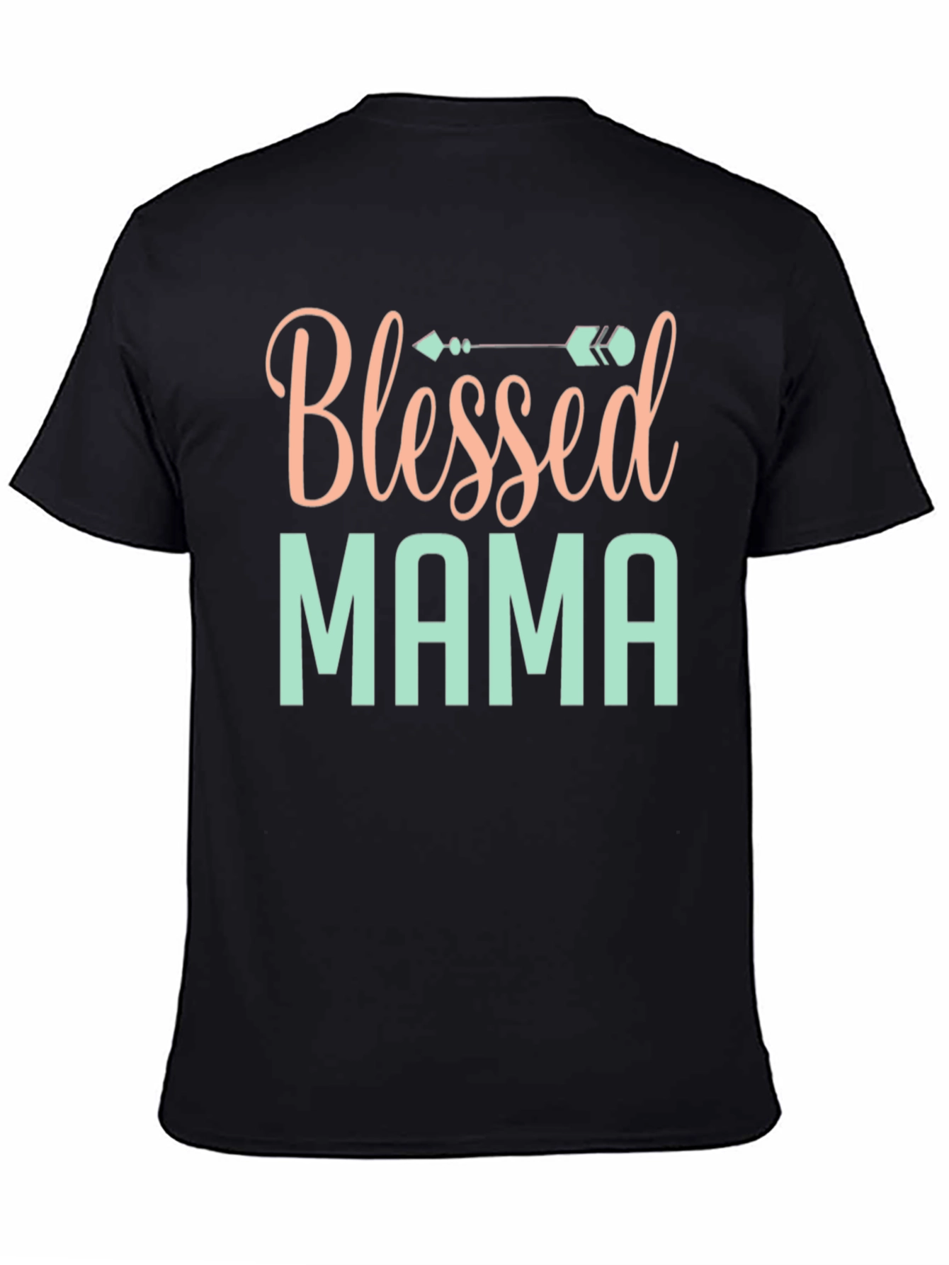 Camiseta Negra Blessed Mama