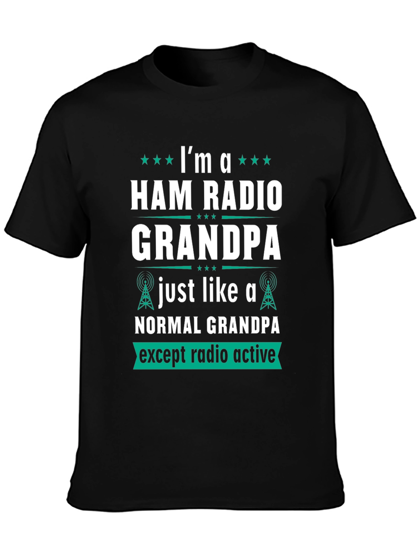 Camiseta Hombre Radio Ham Grandpa - Radio Activo