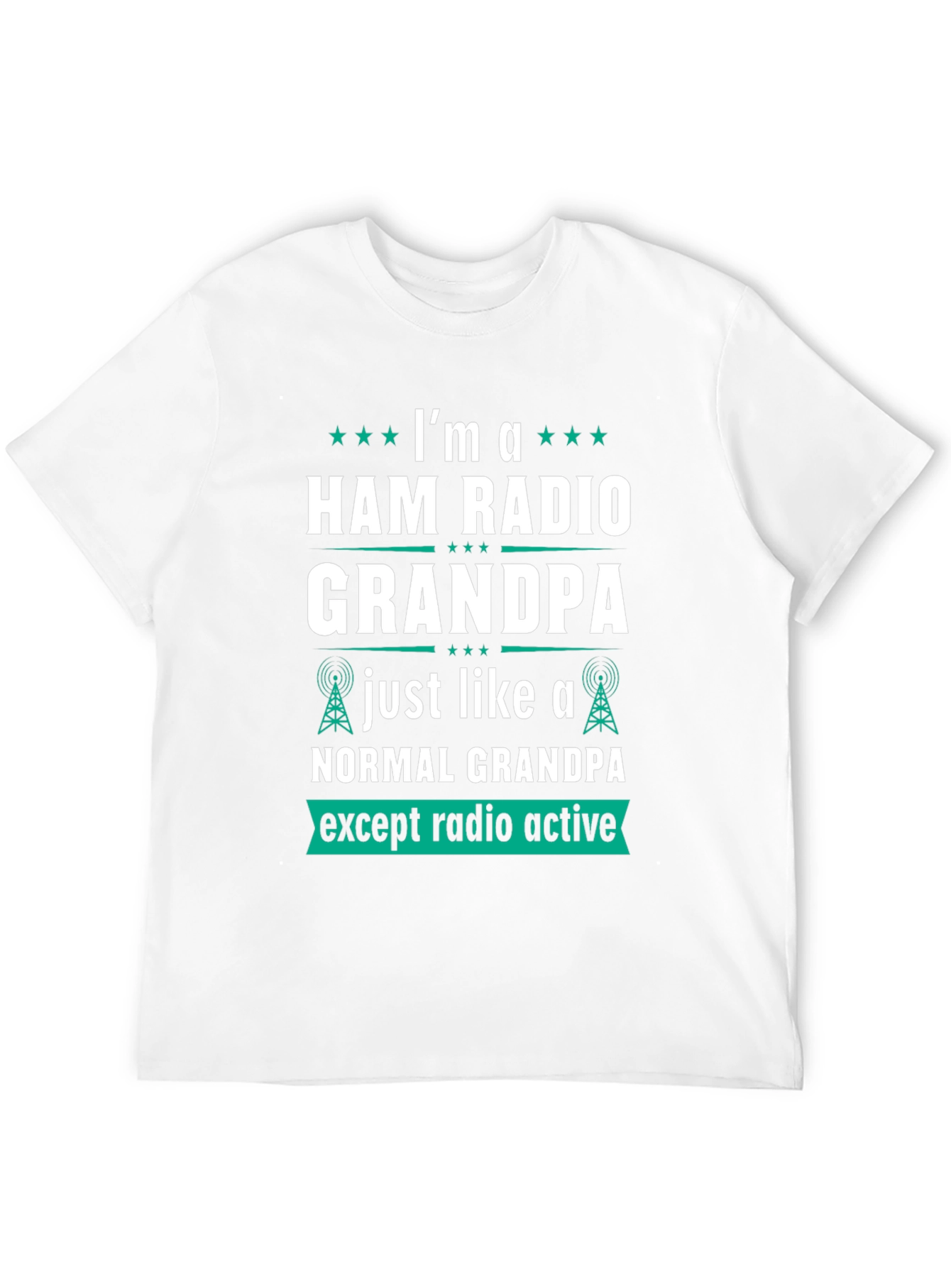 Camiseta Hombre Radio Ham Grandpa - Radio Activo