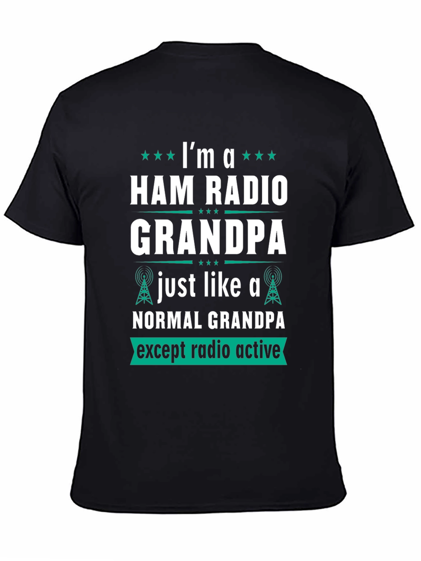 Camiseta Hombre Radio Ham Grandpa - Radio Activo