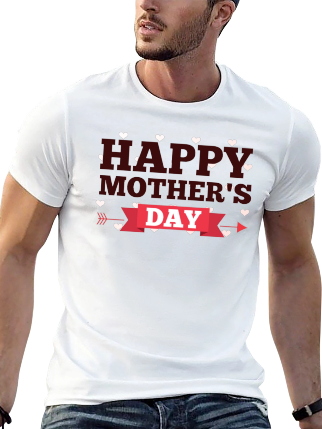 Camiseta Negra Feliz Día de la Madre