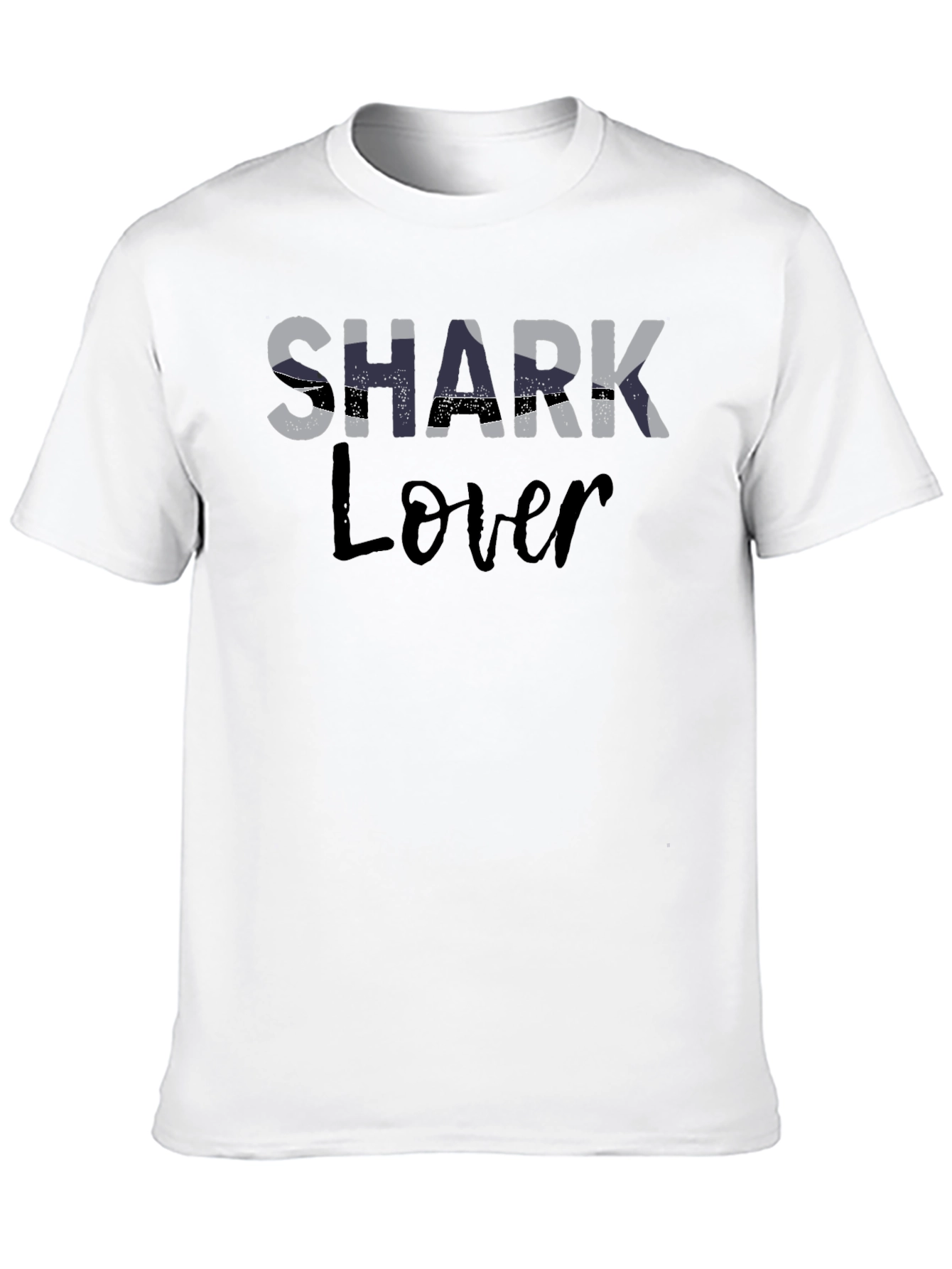 Camiseta Negra Shark Lover para Aficionados a los Tiburones