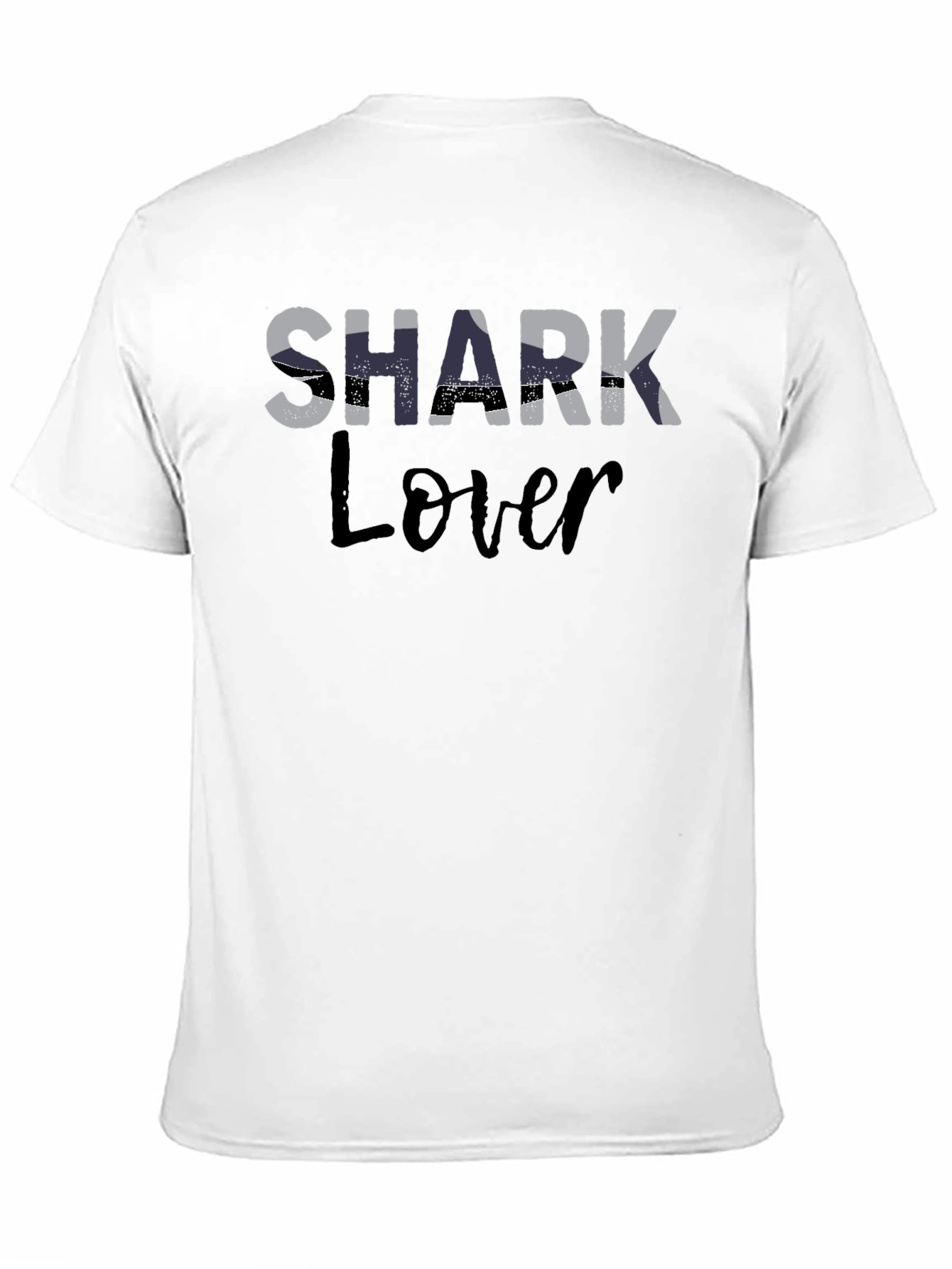 Camiseta Negra Shark Lover para Aficionados a los Tiburones