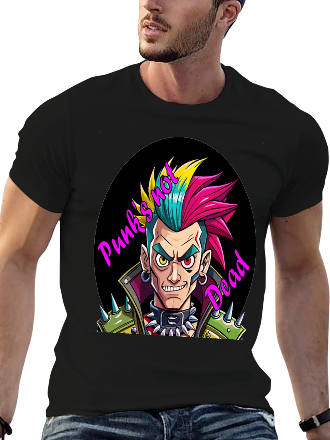 Camiseta Punk Rock: ¡Punks Not Dead!