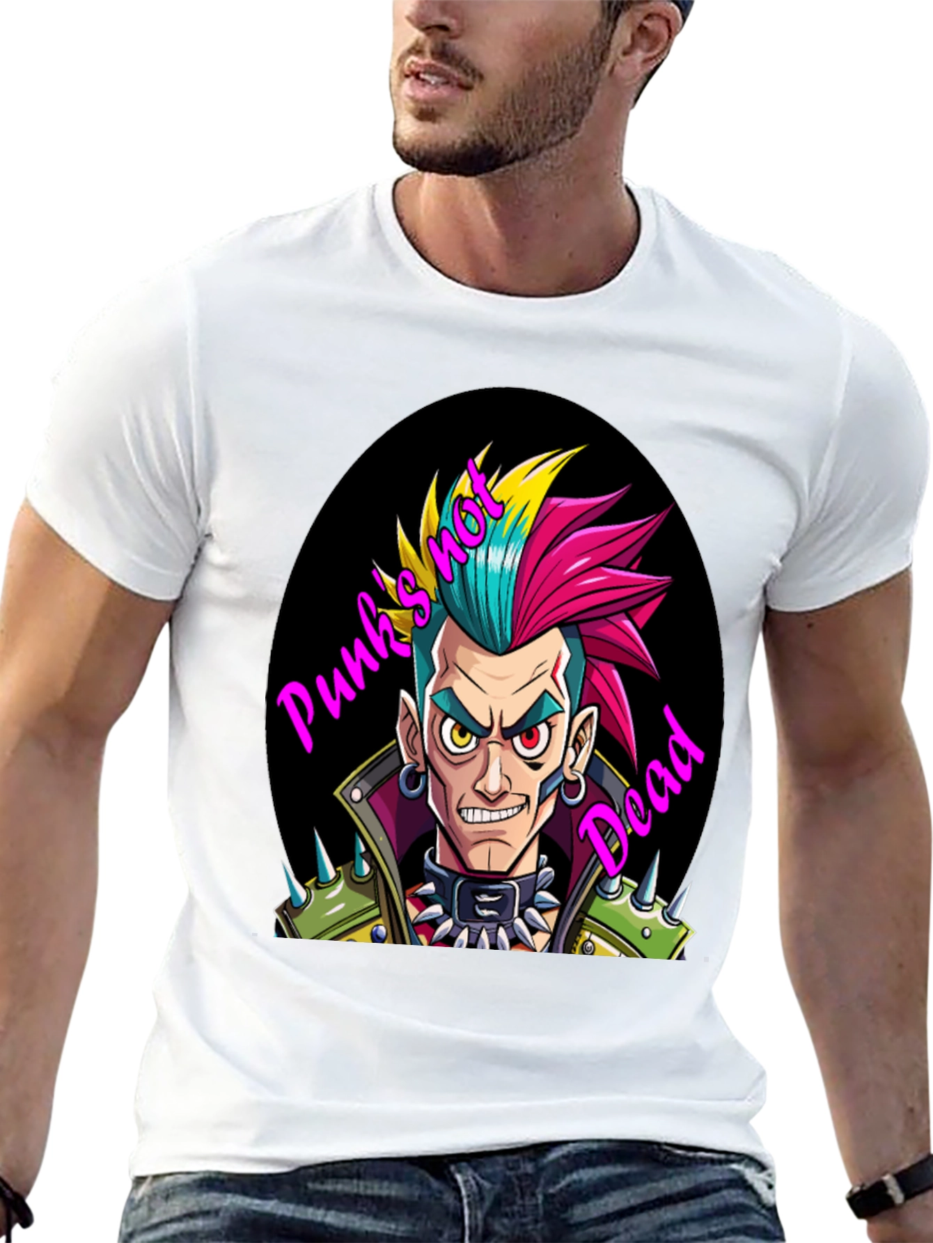 Camiseta Punk Rock: ¡Punks Not Dead!