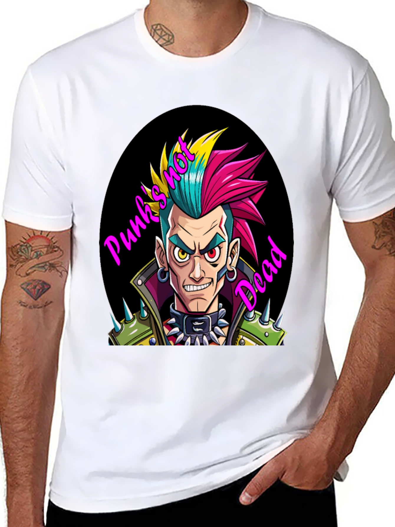 Camiseta Punk Rock: ¡Punks Not Dead!