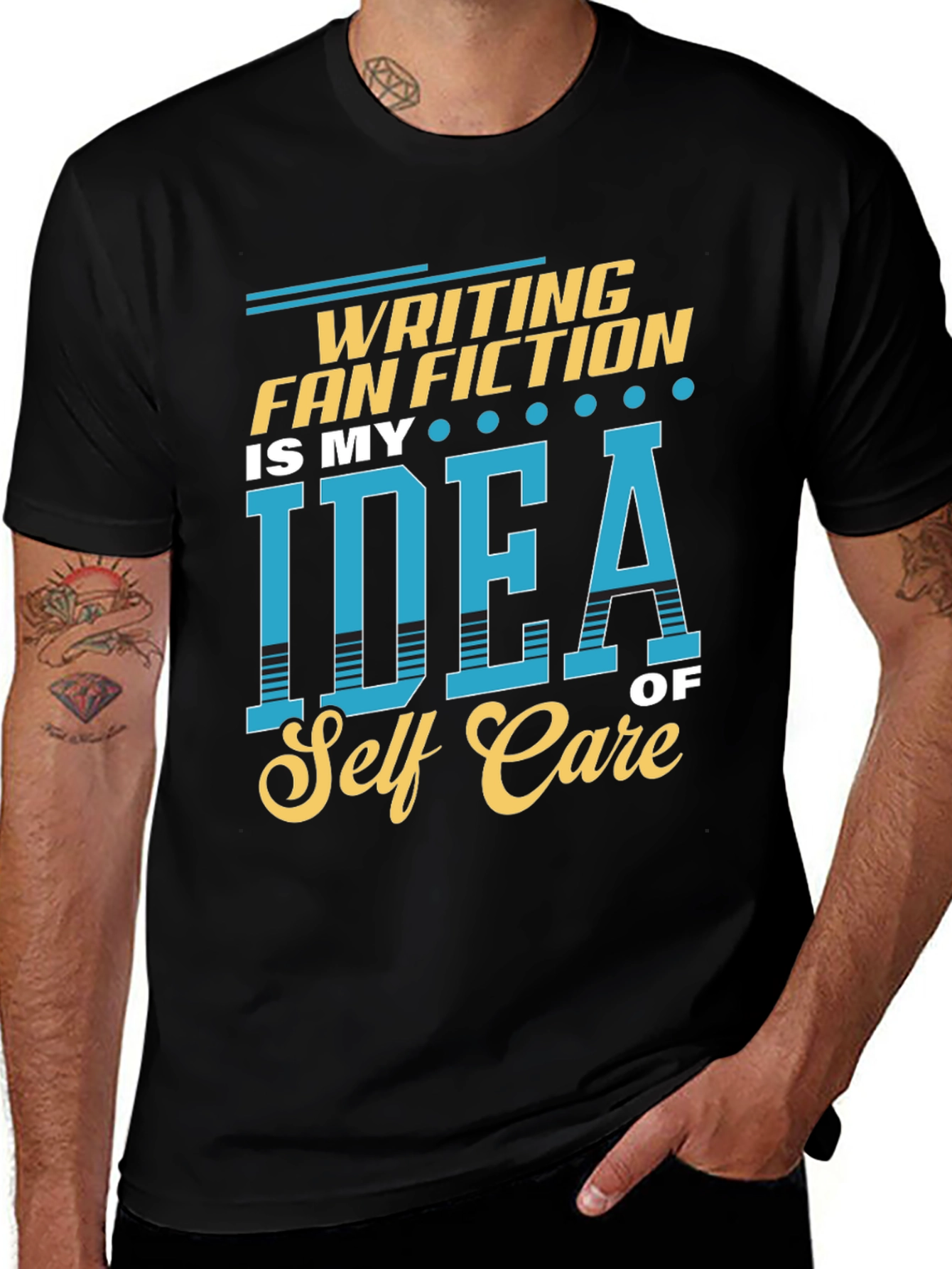 Camiseta Negra: Writing Fan Fiction