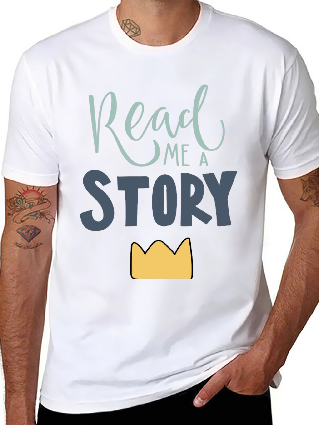 Camiseta Negra Read me a Story