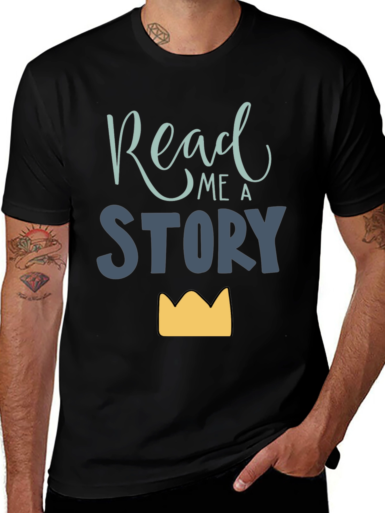 Camiseta Negra Read me a Story