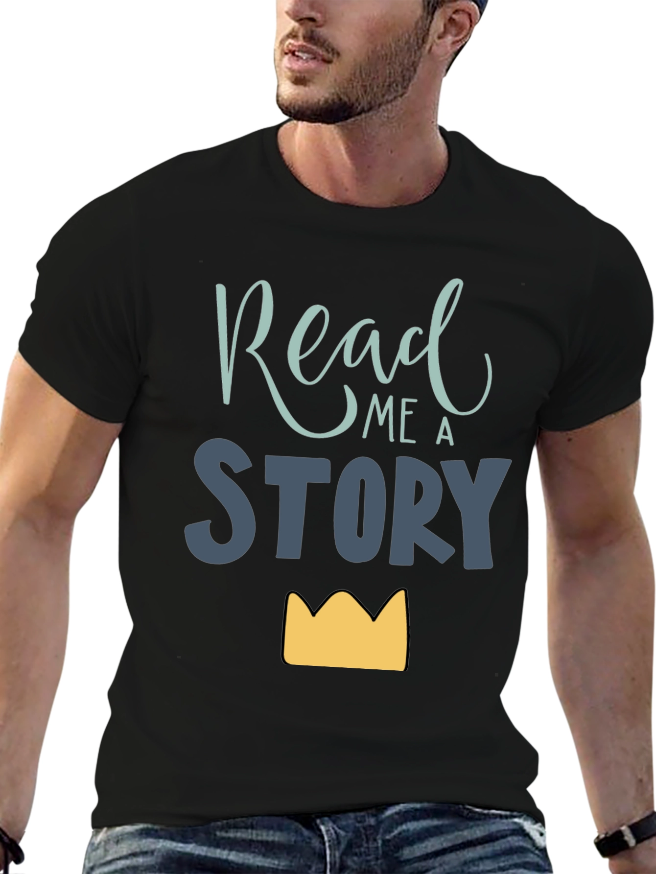 Camiseta Negra Read me a Story