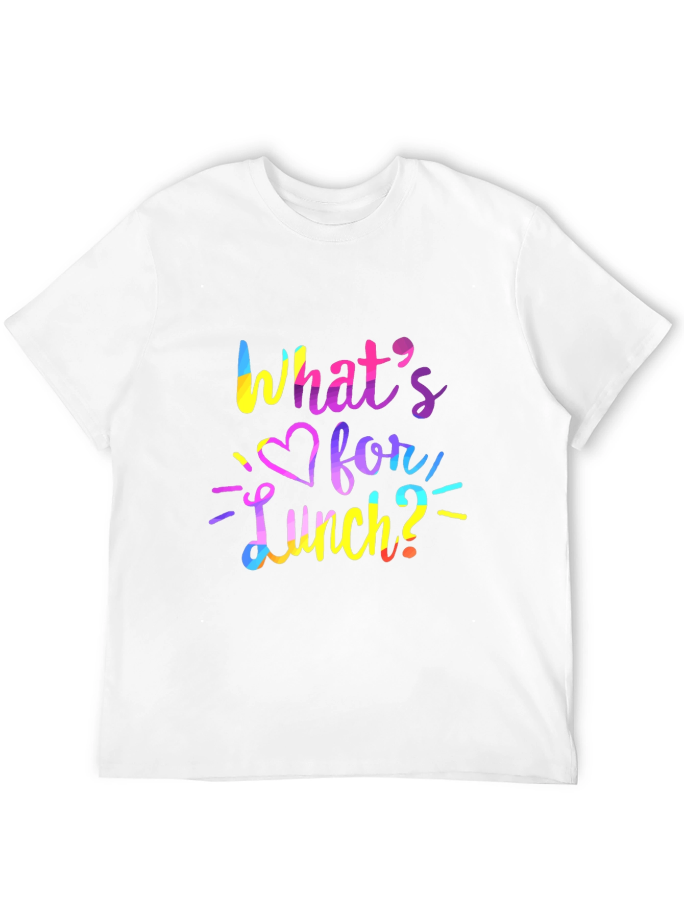 Camiseta Negra ¿Qué Hay Para Comer?