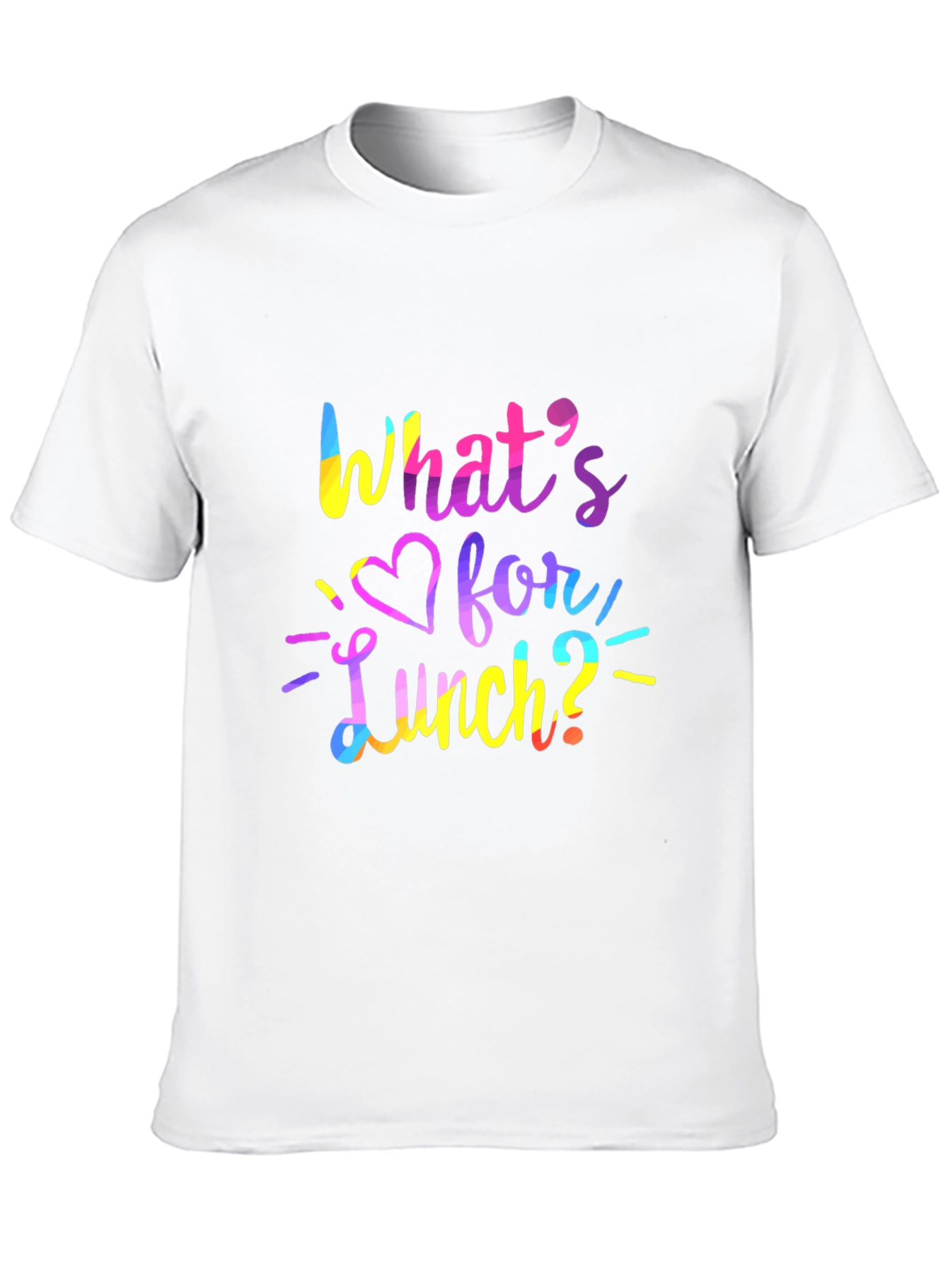 Camiseta Negra ¿Qué Hay Para Comer?