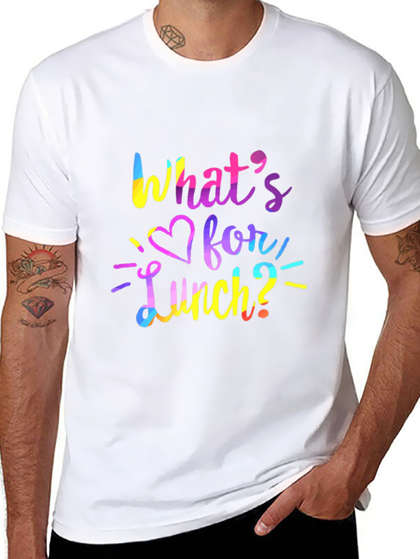 Camiseta Negra ¿Qué Hay Para Comer?