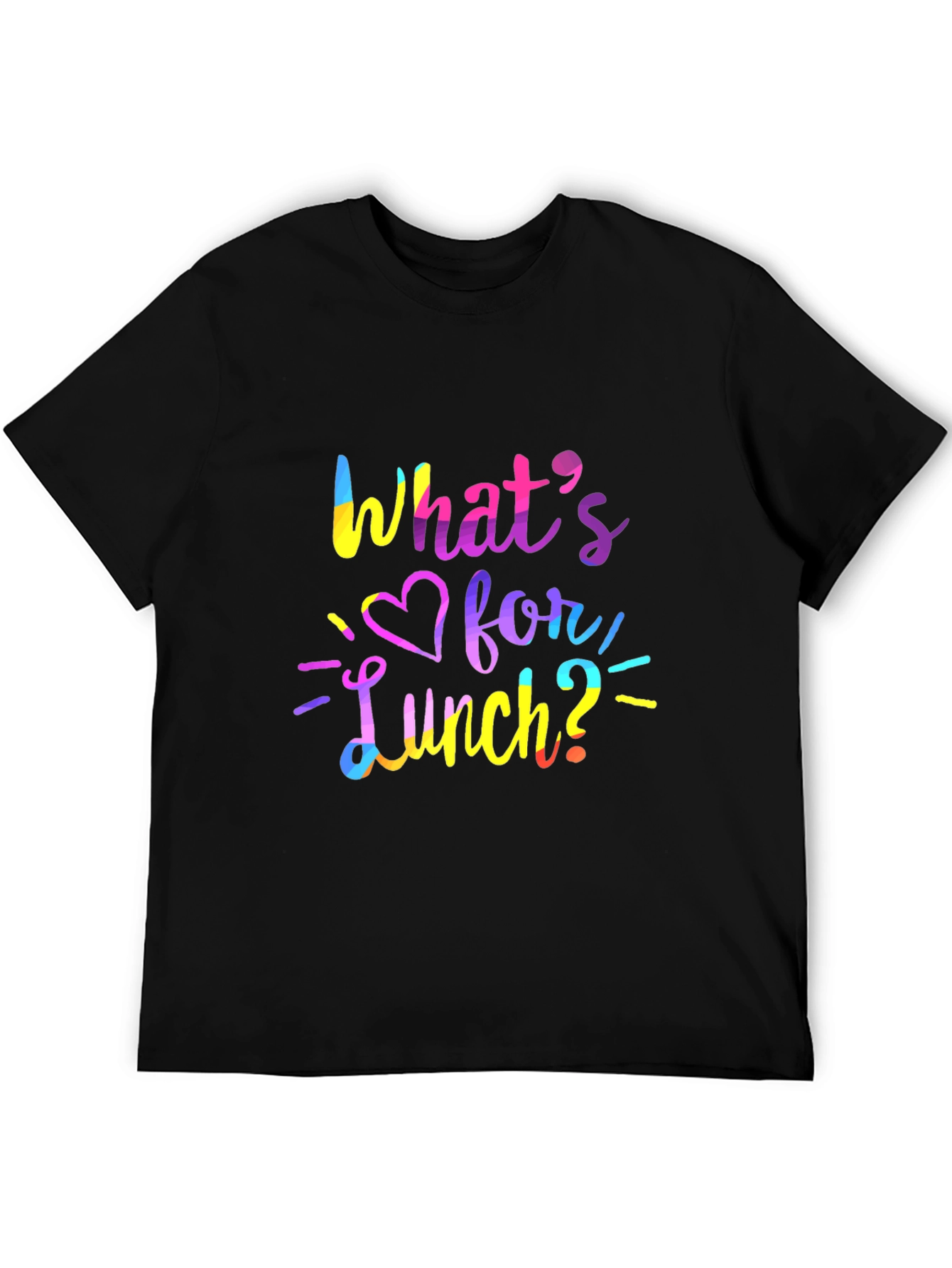 Camiseta Negra ¿Qué Hay Para Comer?