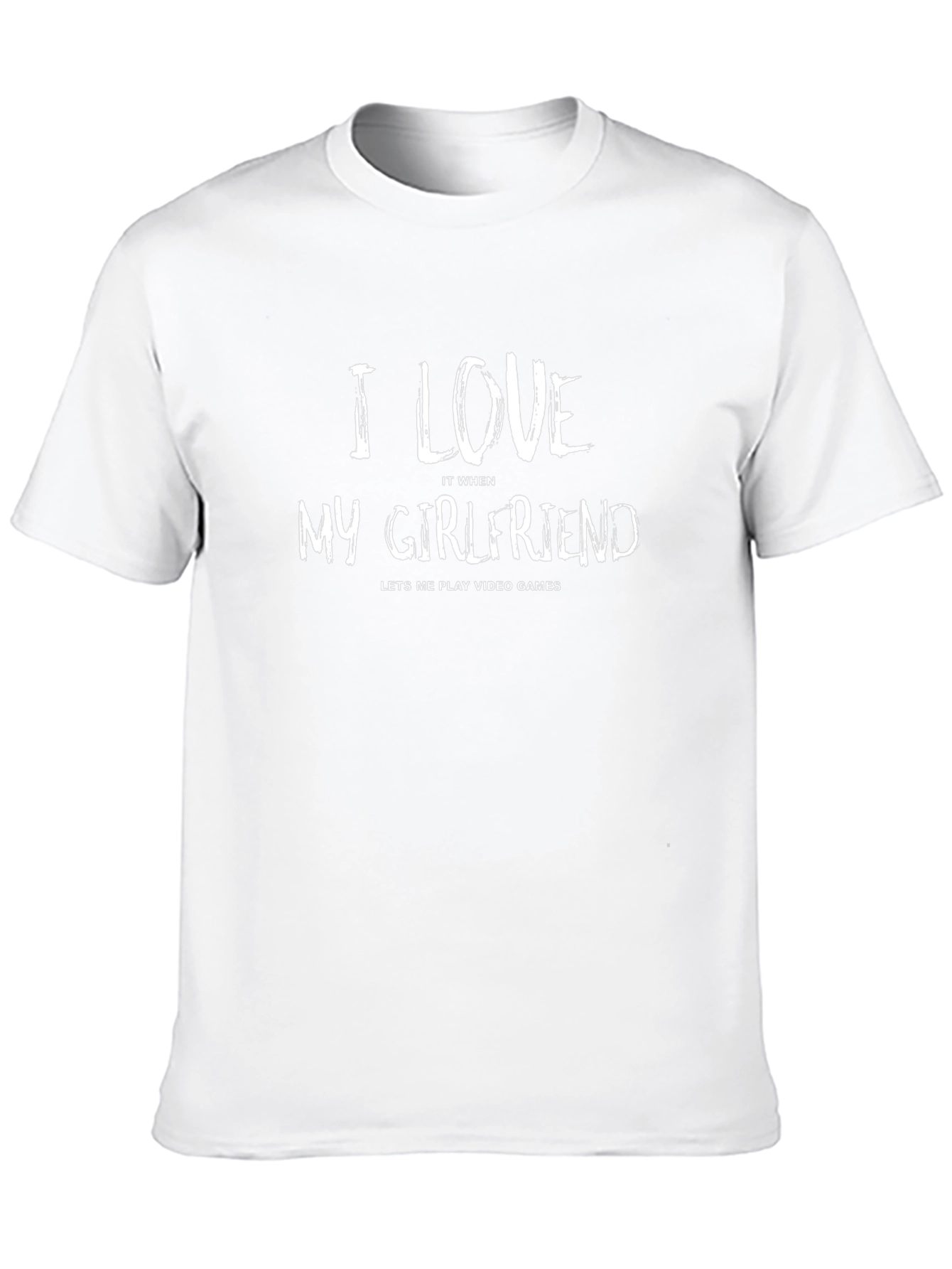 Camiseta Negra: Amo a mi Novia - Videojuegos