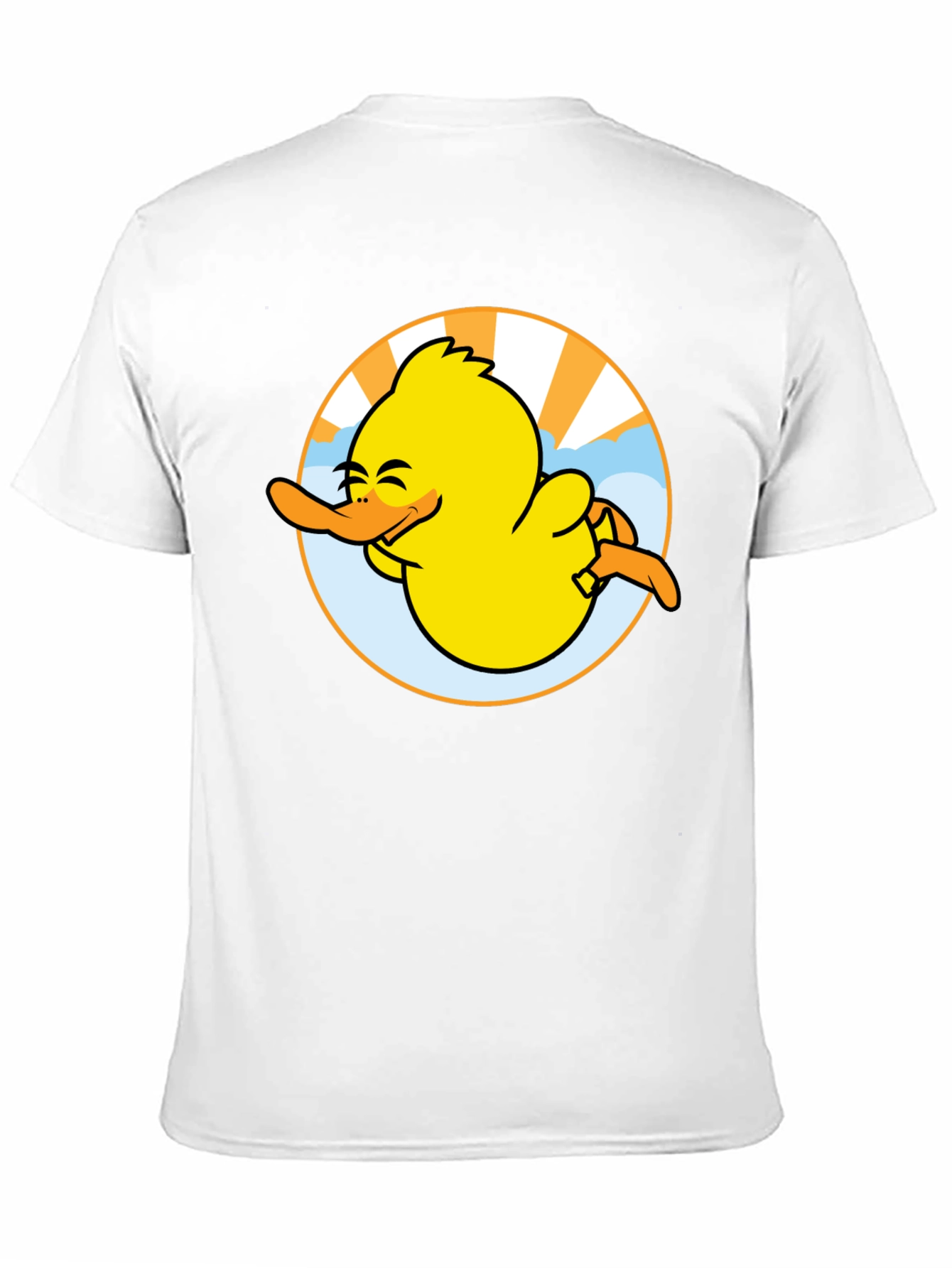 Camiseta Negra Pato Sonriente