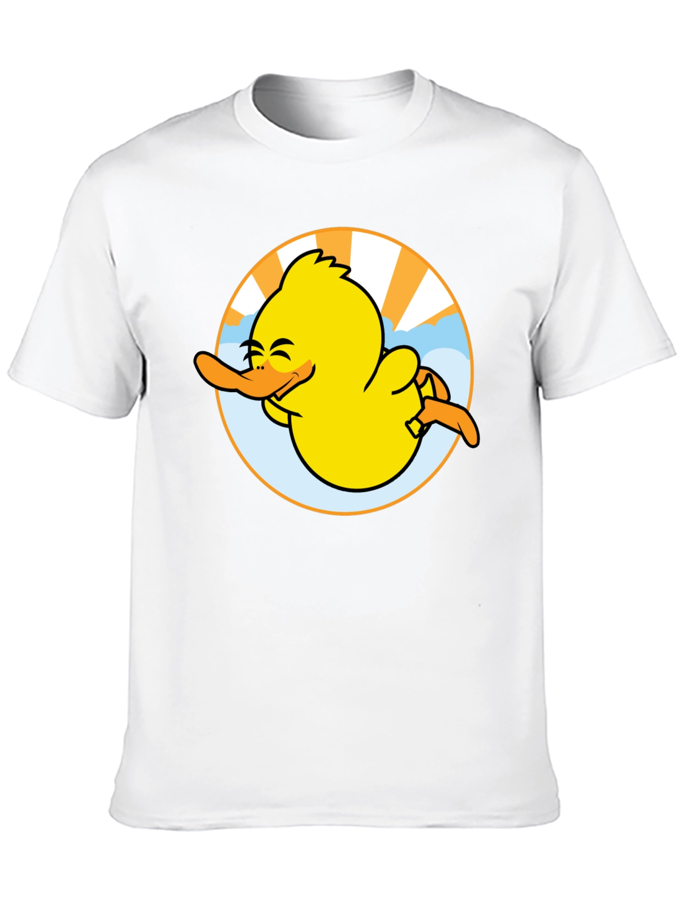 Camiseta Negra Pato Sonriente