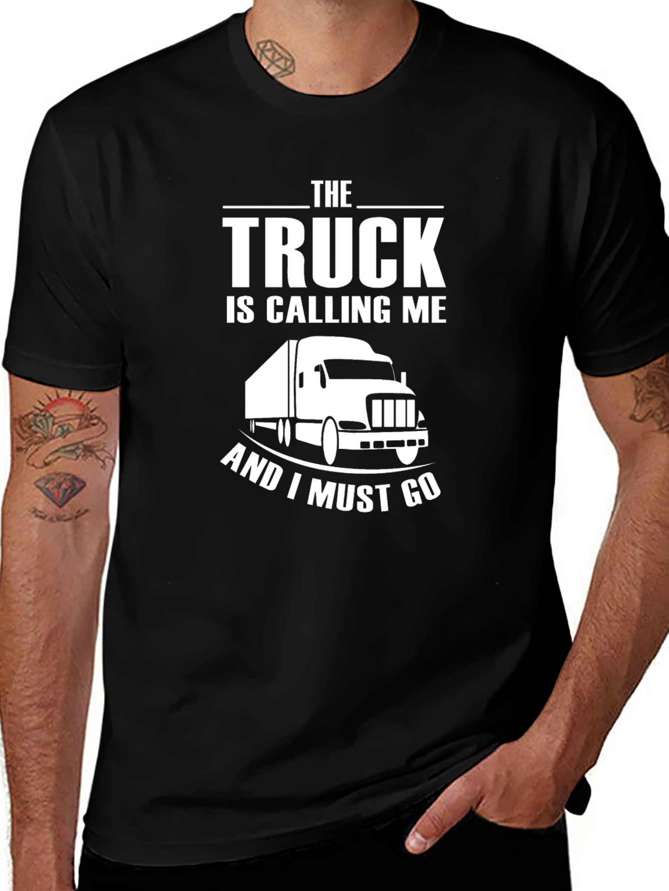 Camiseta Negra: El Camión Me Llama