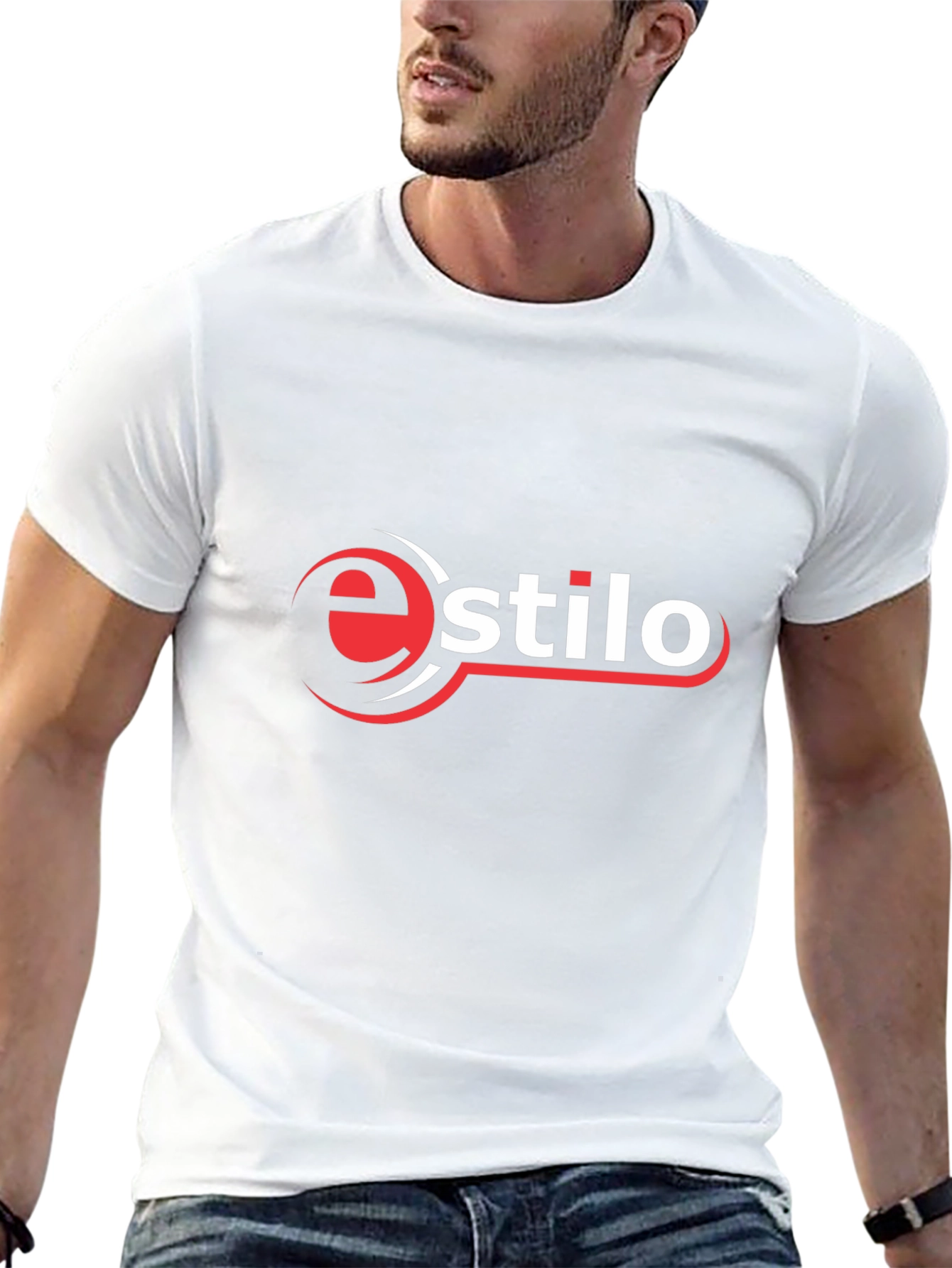 Camiseta Negra Estilo Logo