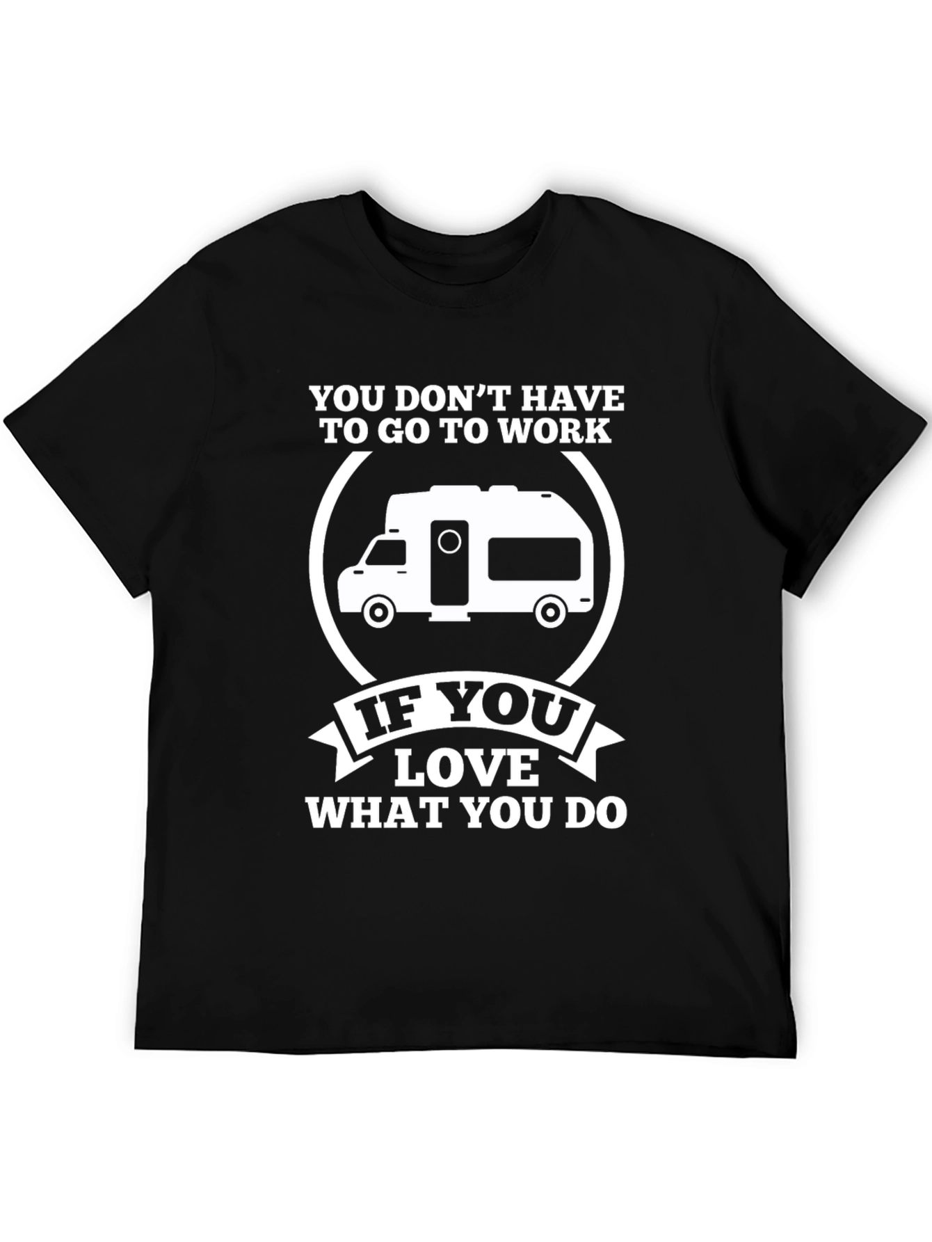 Camiseta Negra: Amor por lo que haces