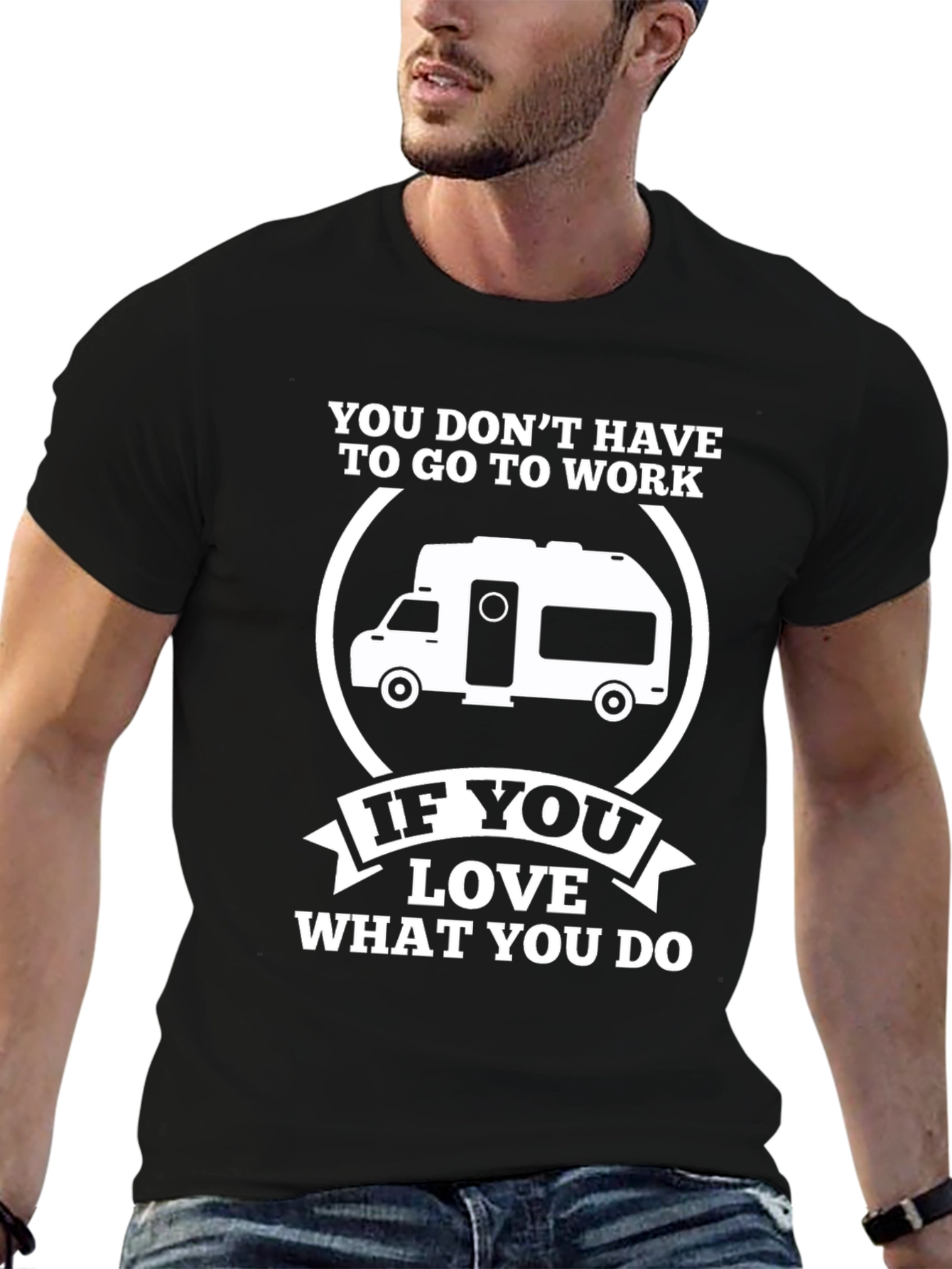 Camiseta Negra: Amor por lo que haces