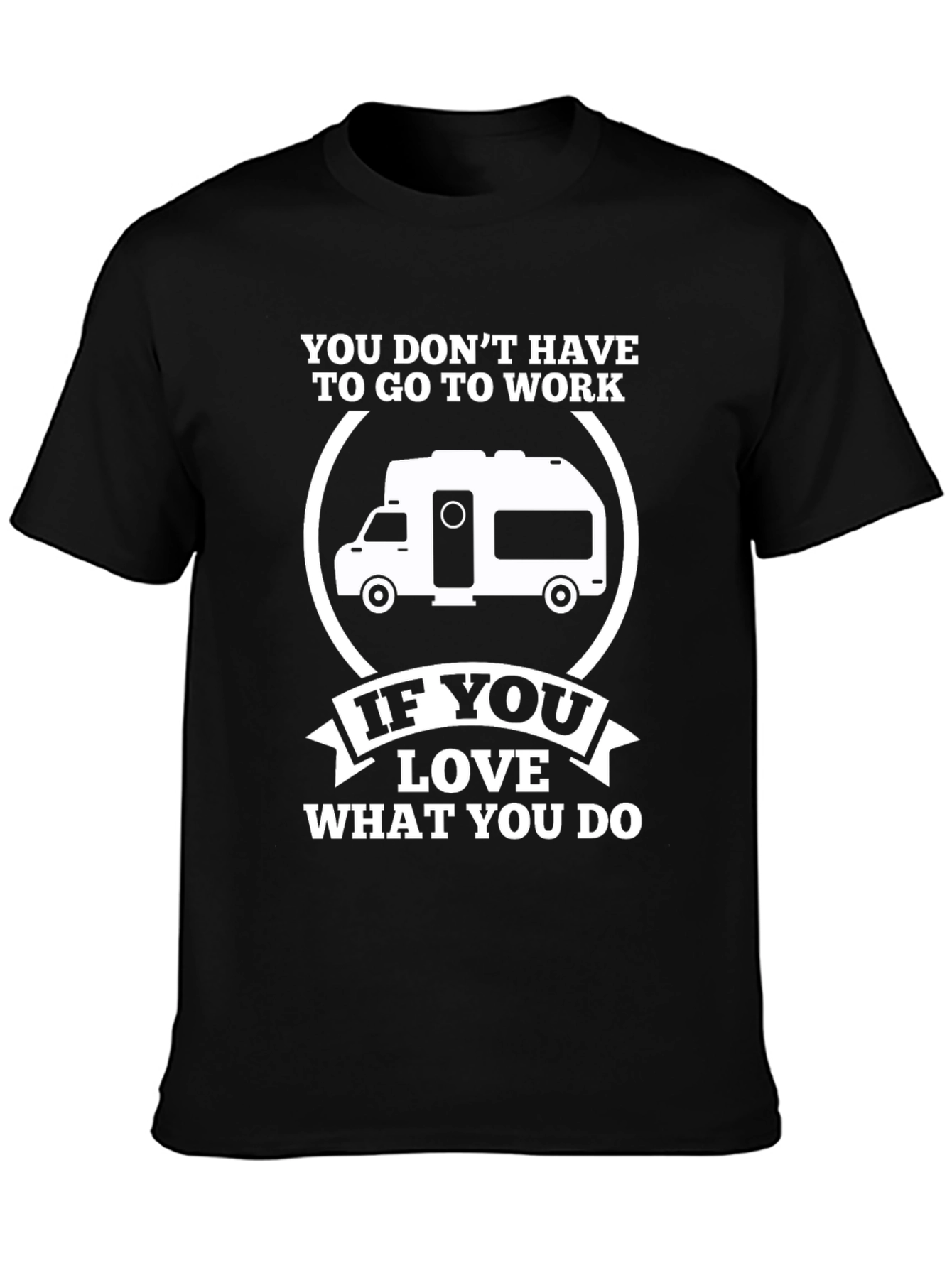 Camiseta Negra: Amor por lo que haces