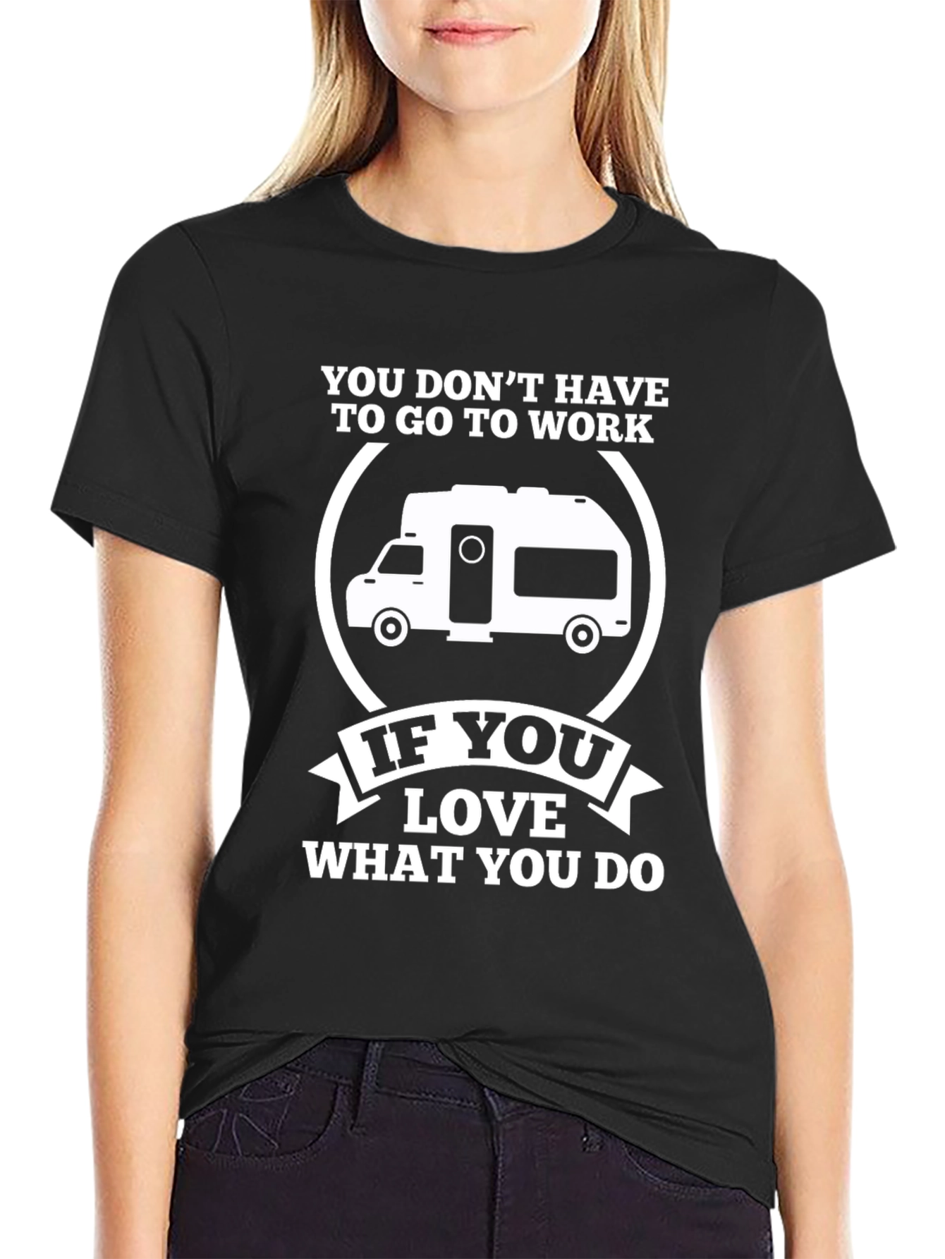 Camiseta Negra: Amor por lo que haces