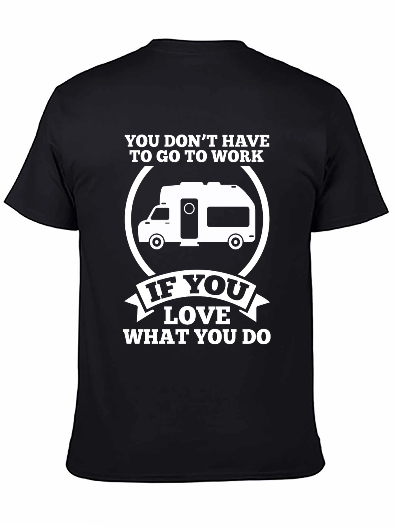 Camiseta Negra: Amor por lo que haces