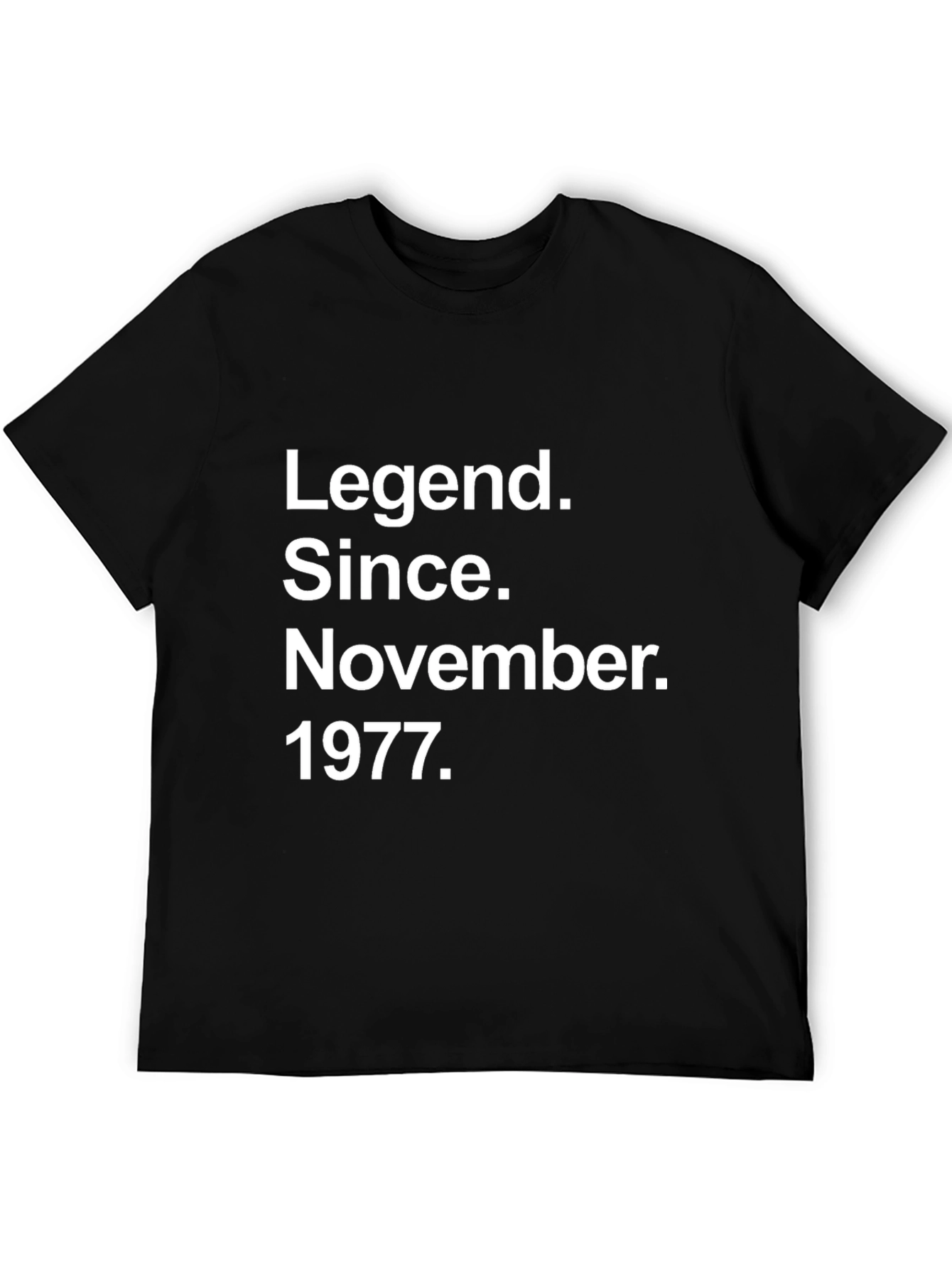 Camiseta Legend Since November 1977