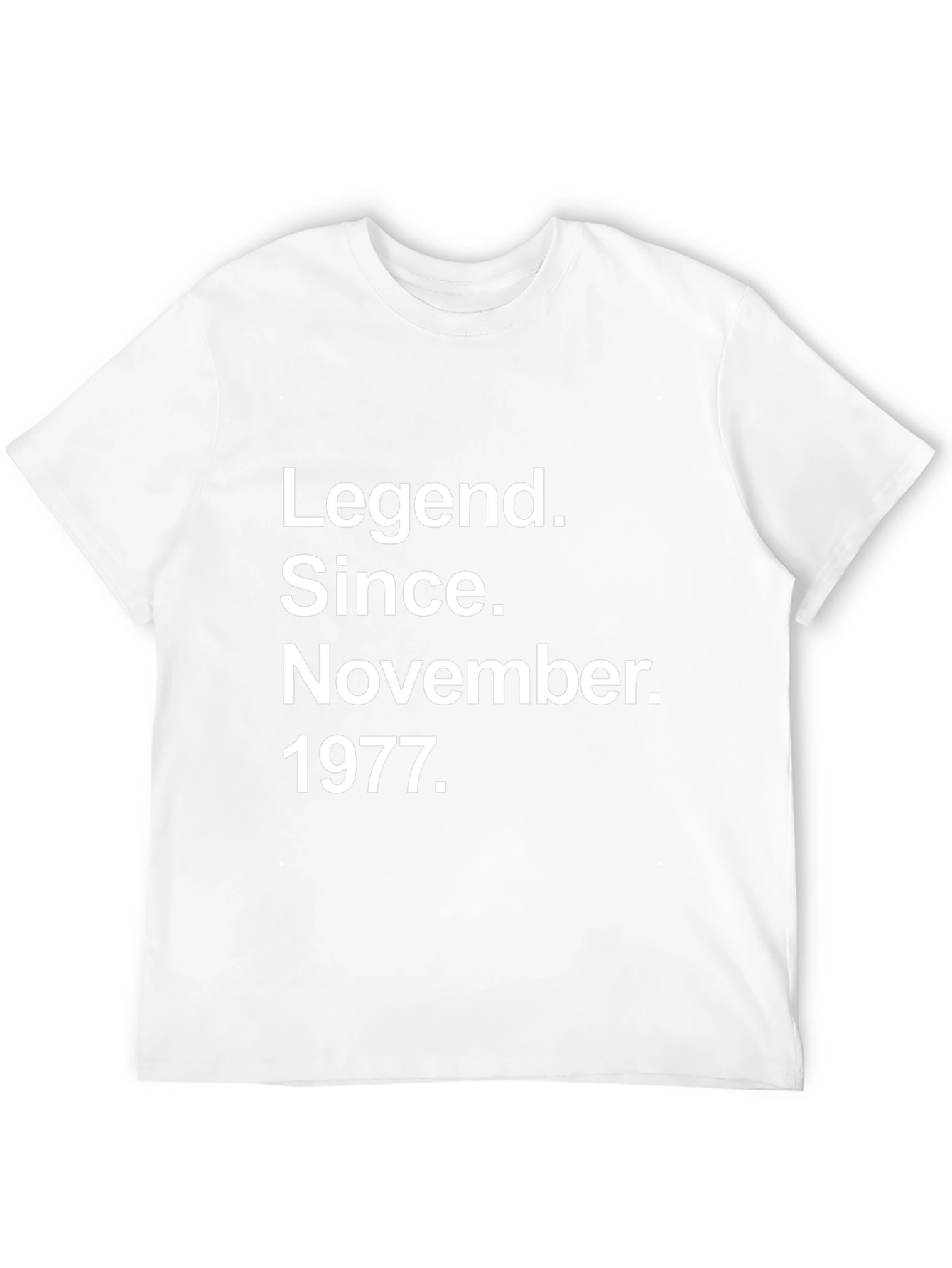 Camiseta Legend Since November 1977